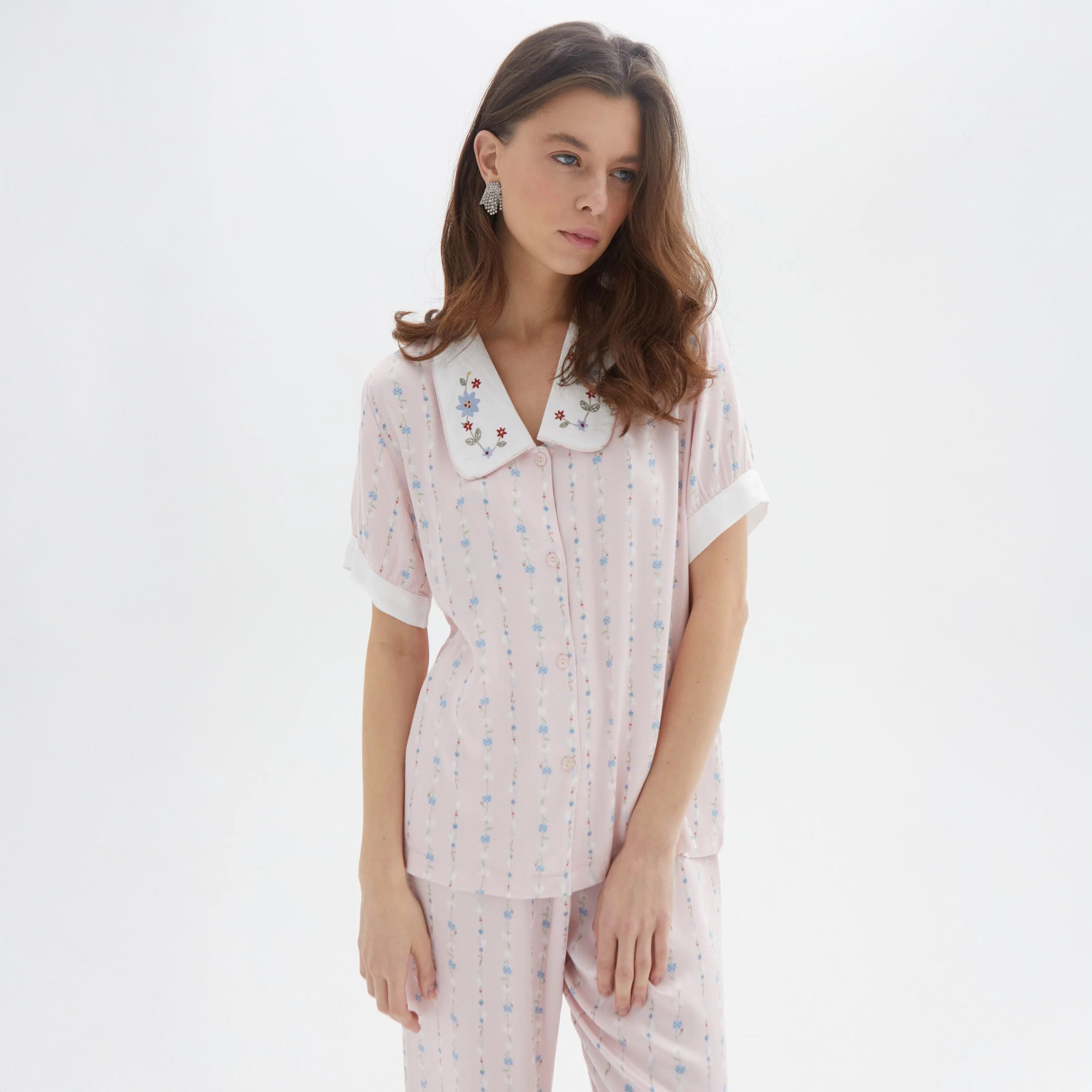 MoMang Pajama Petal Poise Pajama Set Buttery Modal