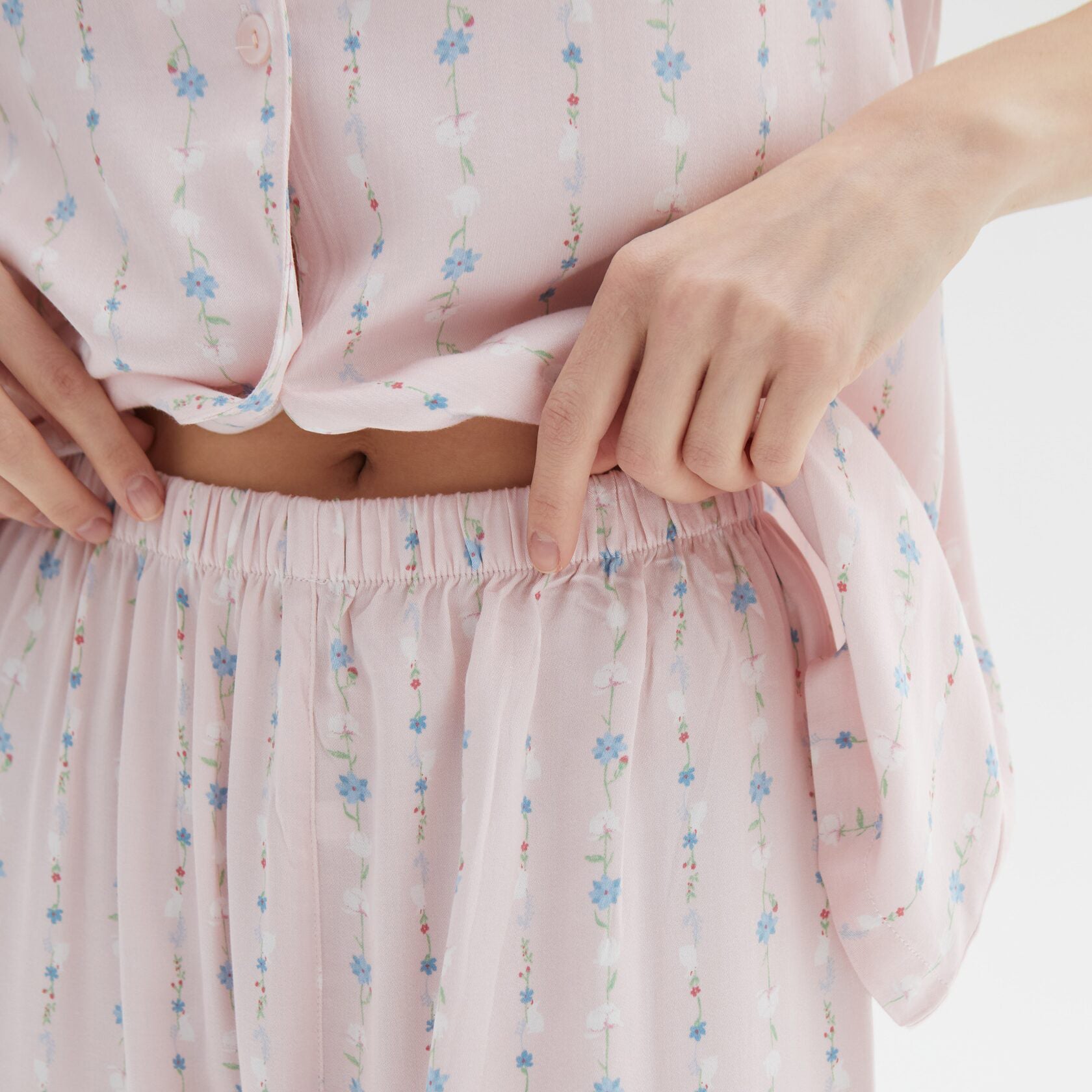 MoMang Pajama Petal Poise Pajama Set Buttery Modal