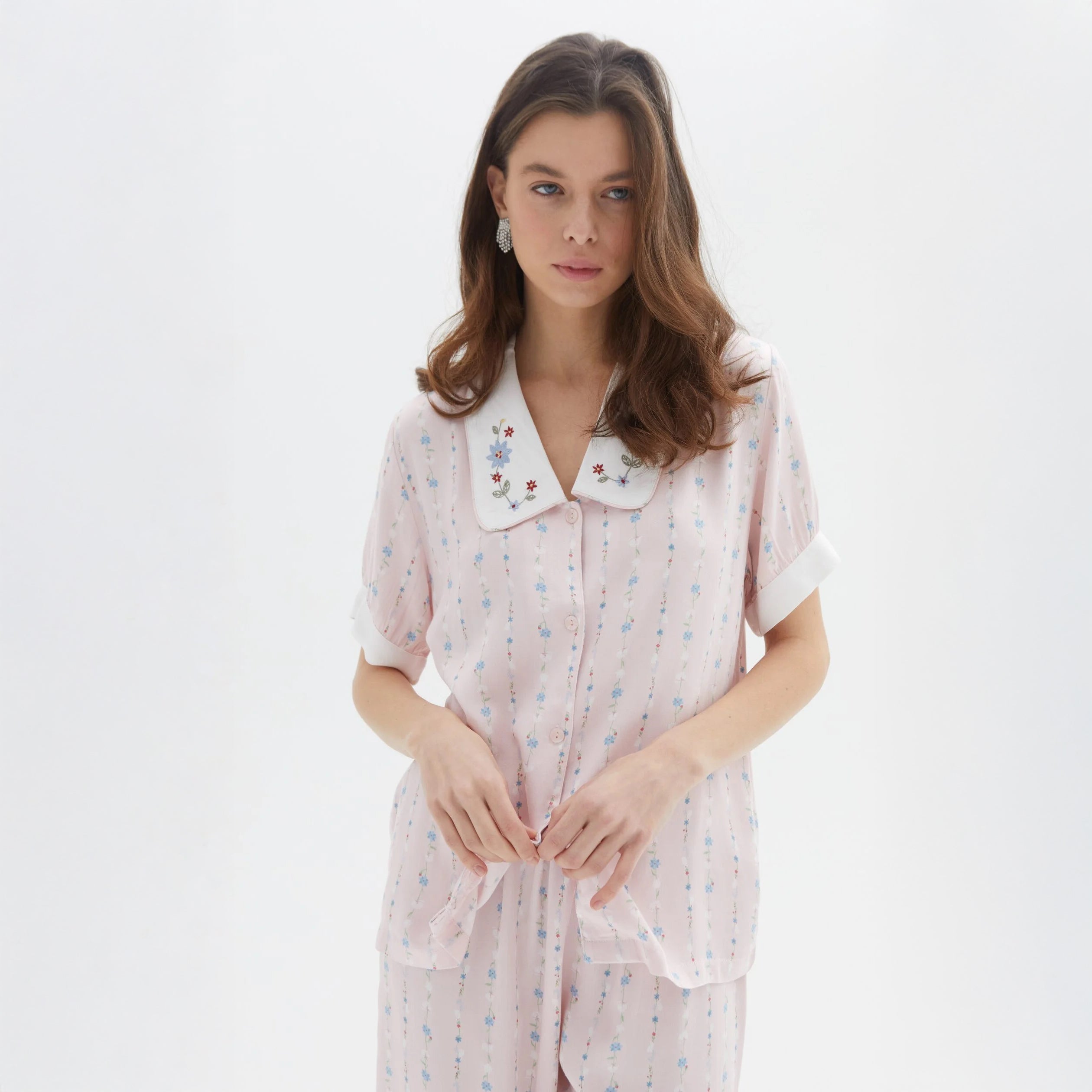 MoMang Pajama Petal Poise Pajama Set Buttery Modal