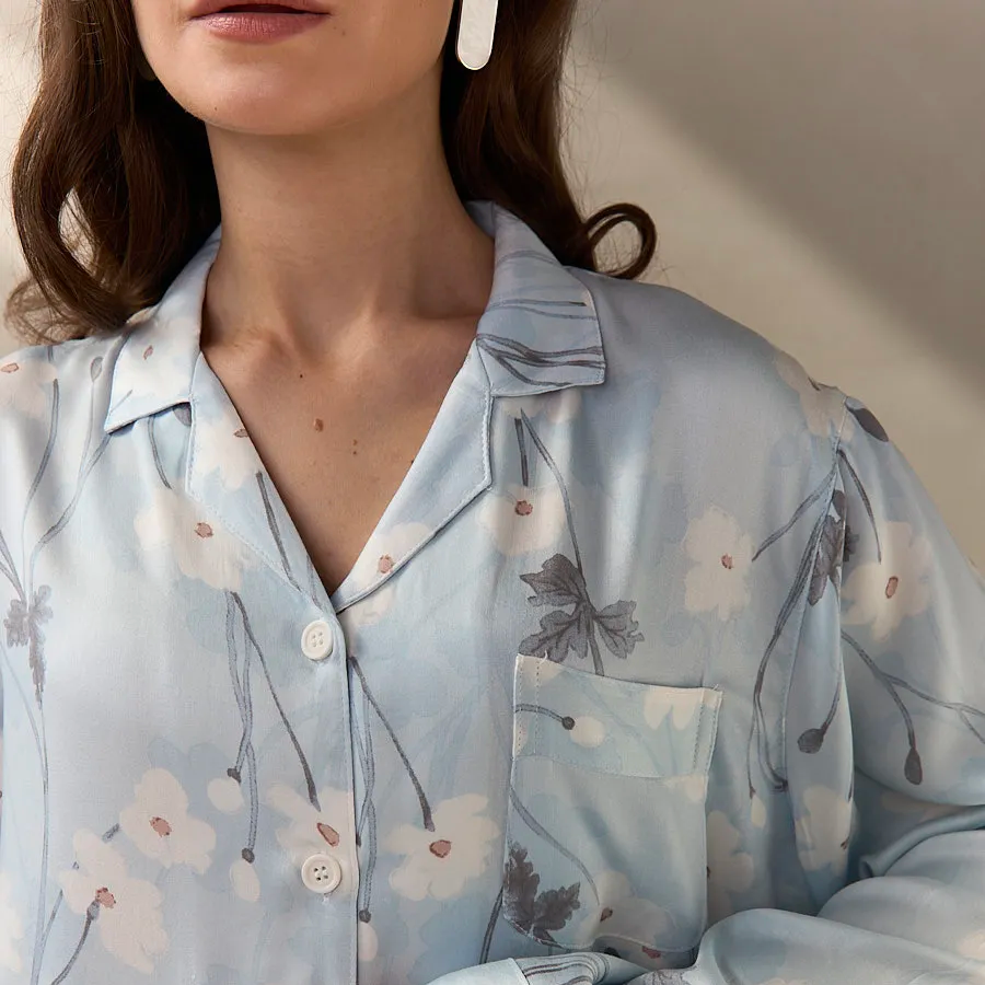 Cloud Petal Pajama Set