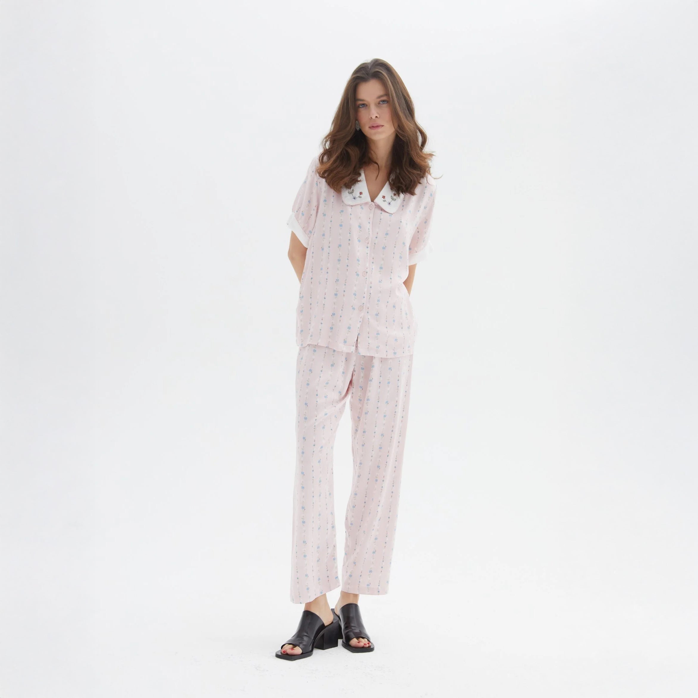 MoMang Pajama Petal Poise Pajama Set Buttery Modal