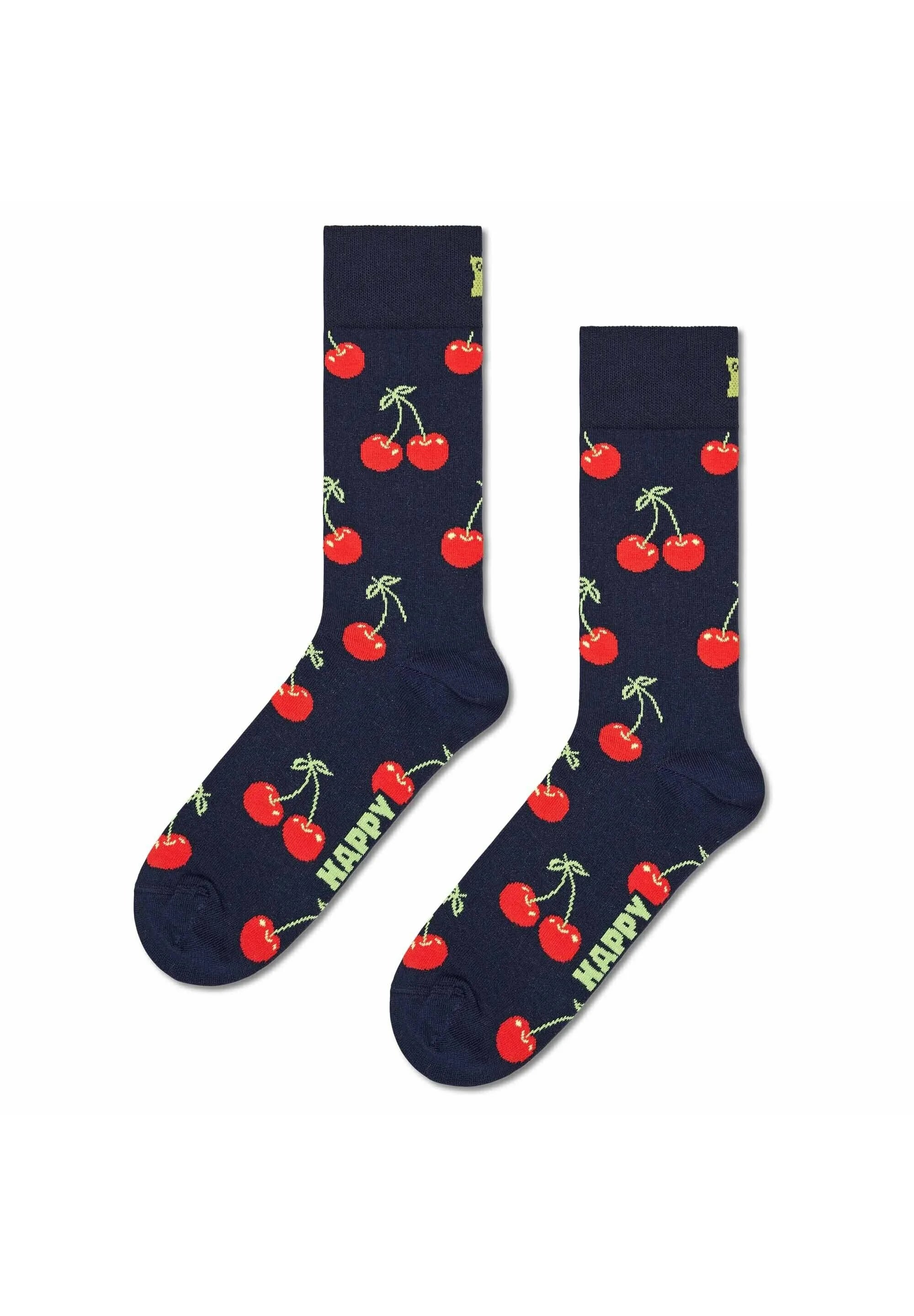 MoMang Pajama Midnight Cherry Socks Premium Cotton
