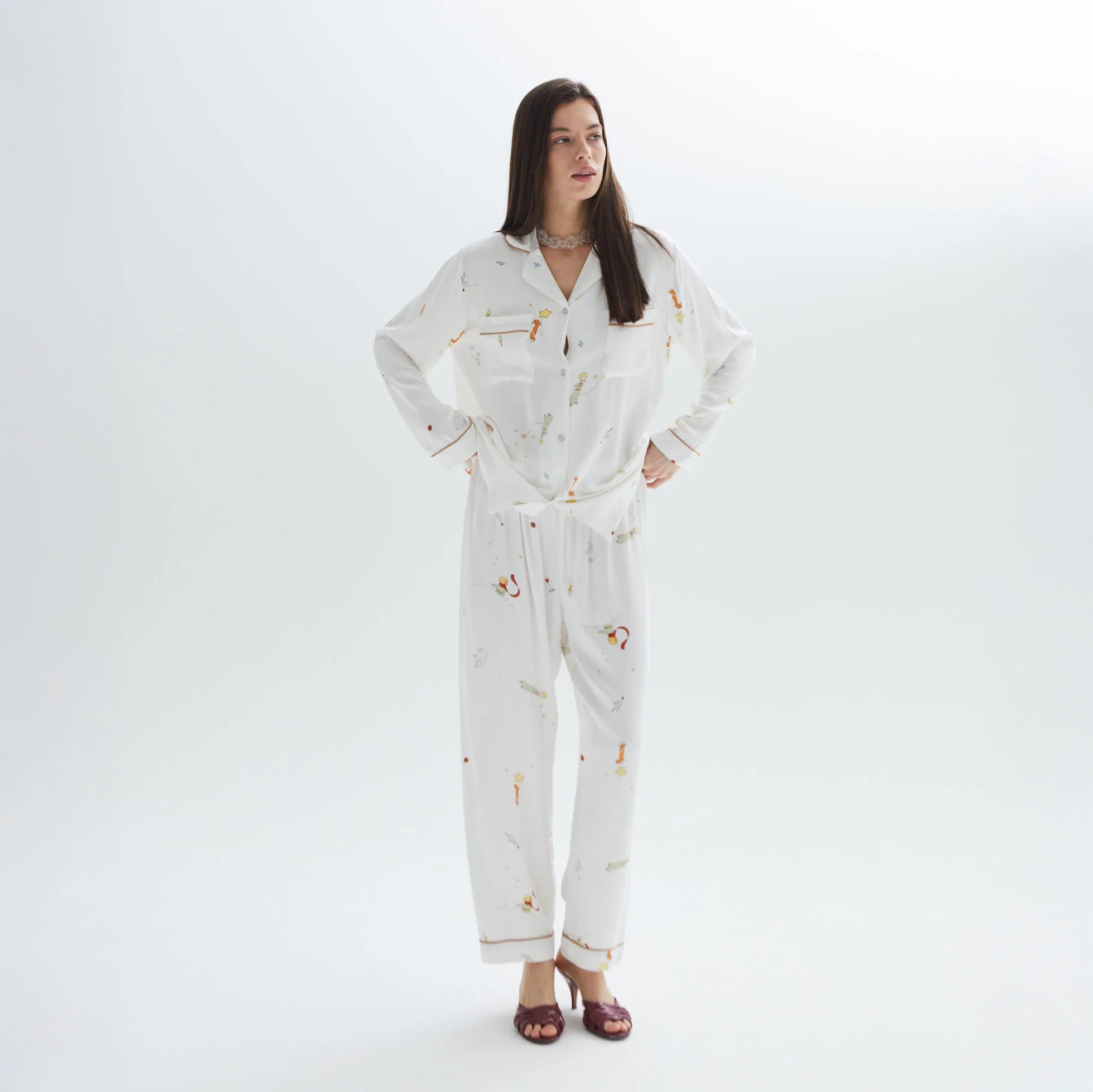 MoMang Pajama Starlit Story Pajama Set Buttery Modal