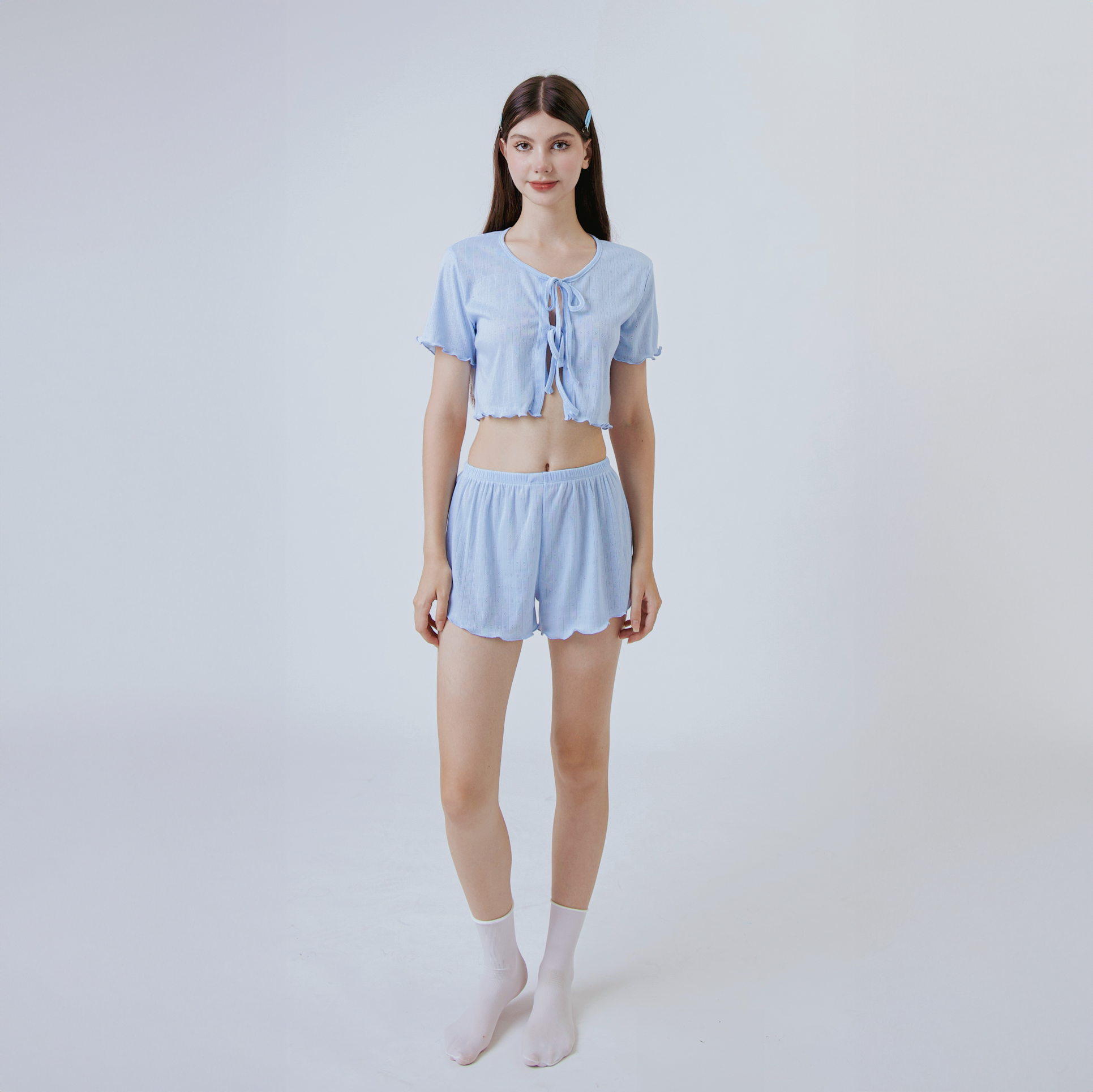 Soft Ties Pajama Set