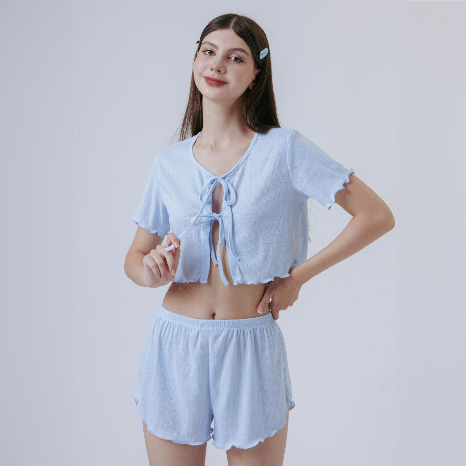 Soft Ties Pajama Set