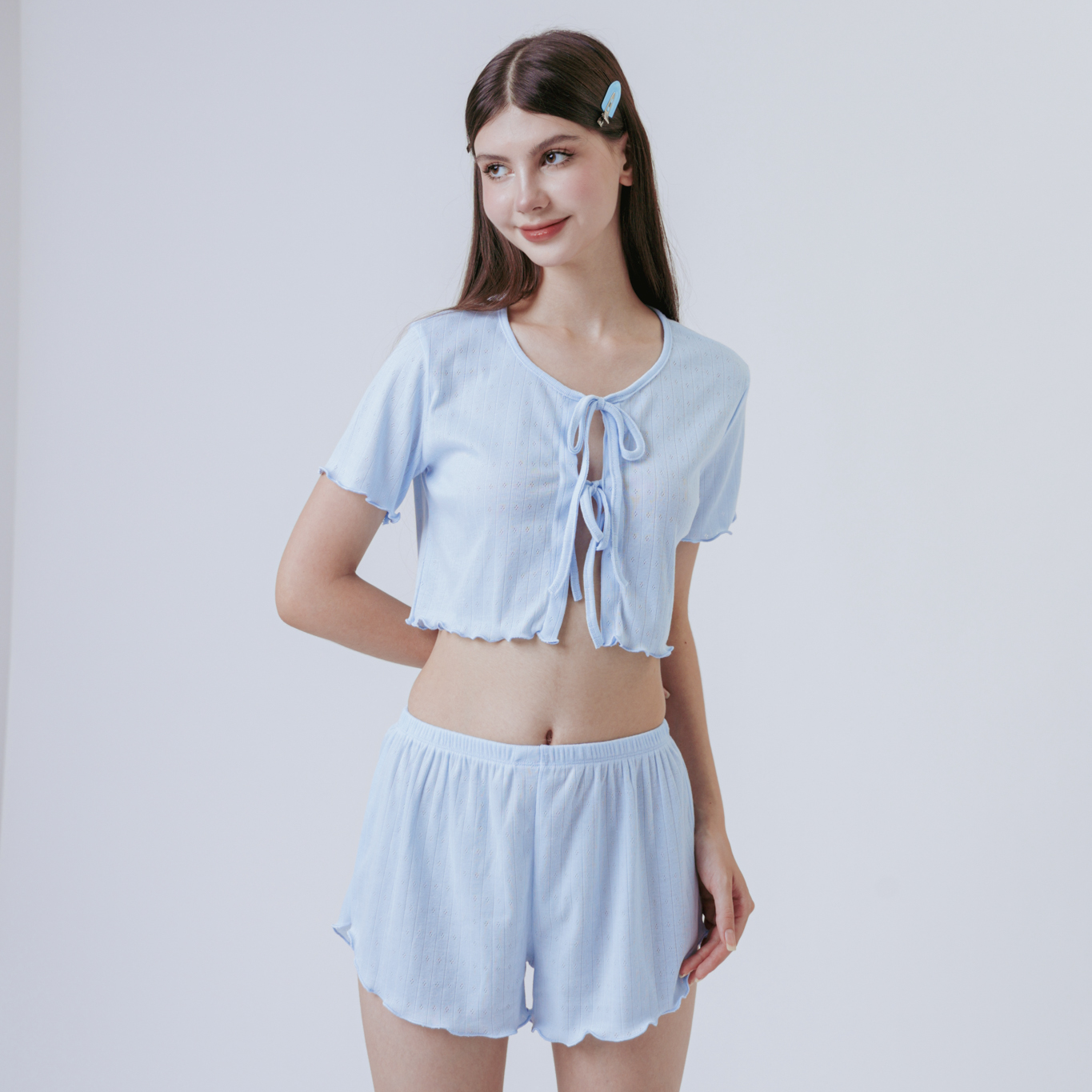 Soft Ties Pajama Set