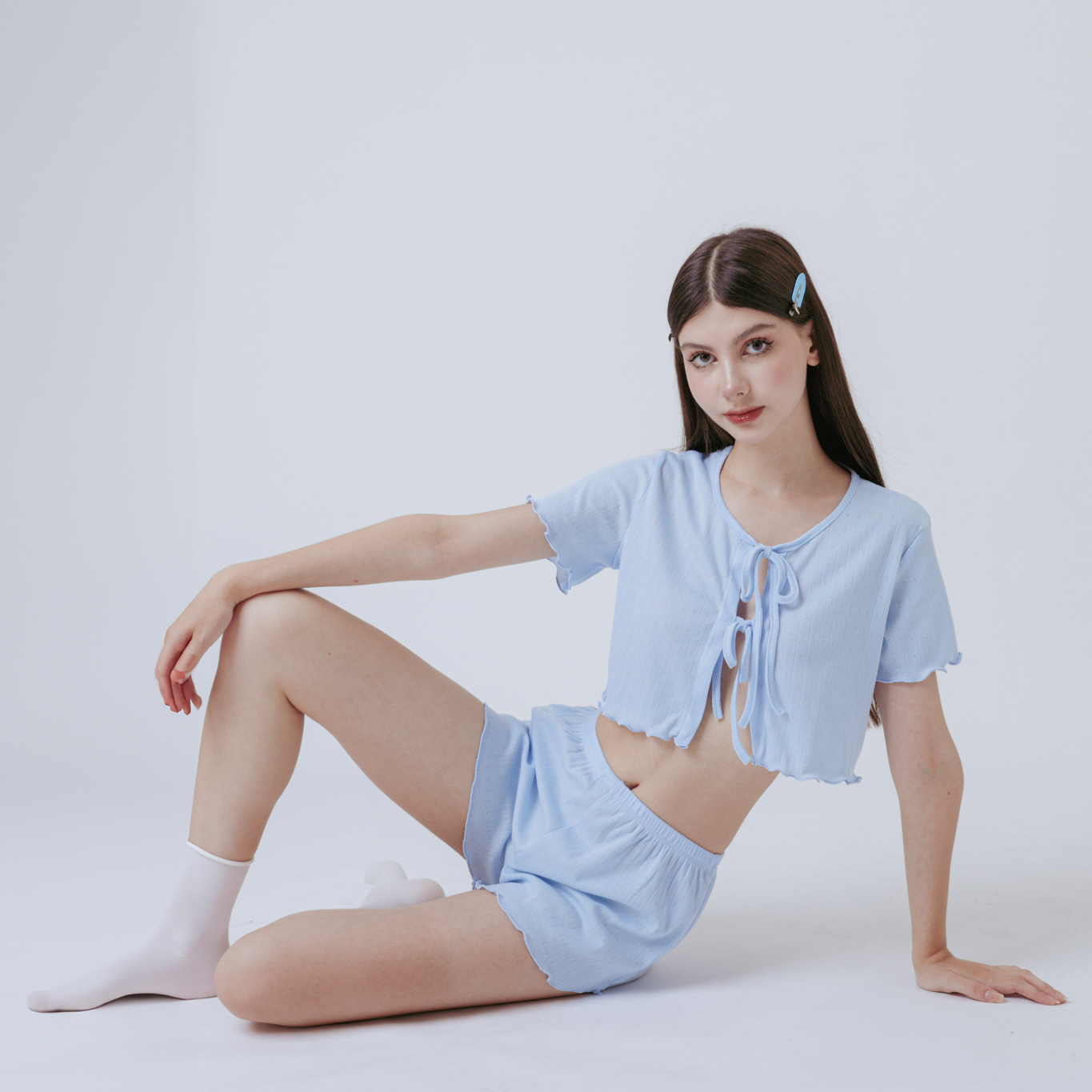 Soft Ties Pajama Set