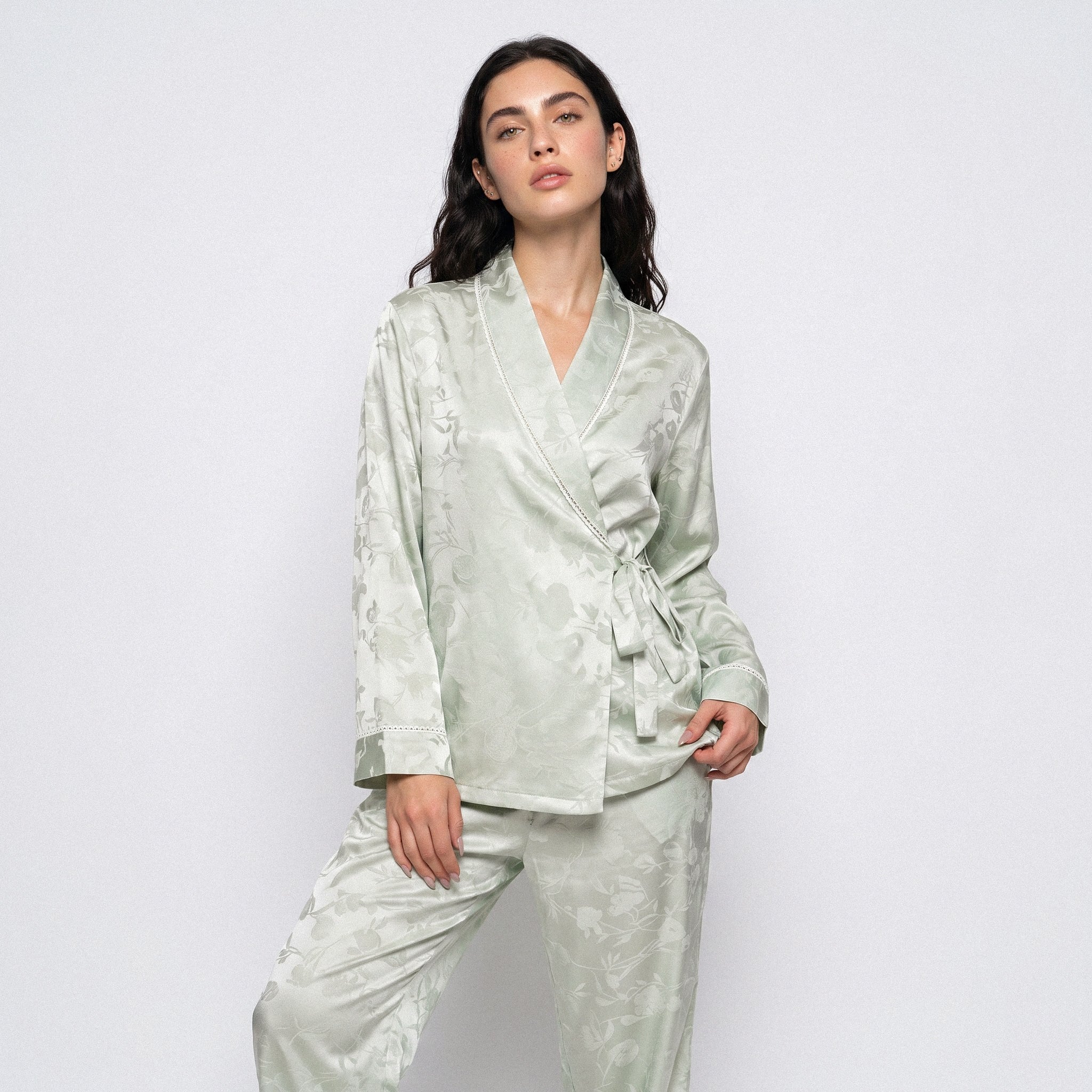 MoMang Pajama Jacquard Reverie Pajama Set Cloudsilk