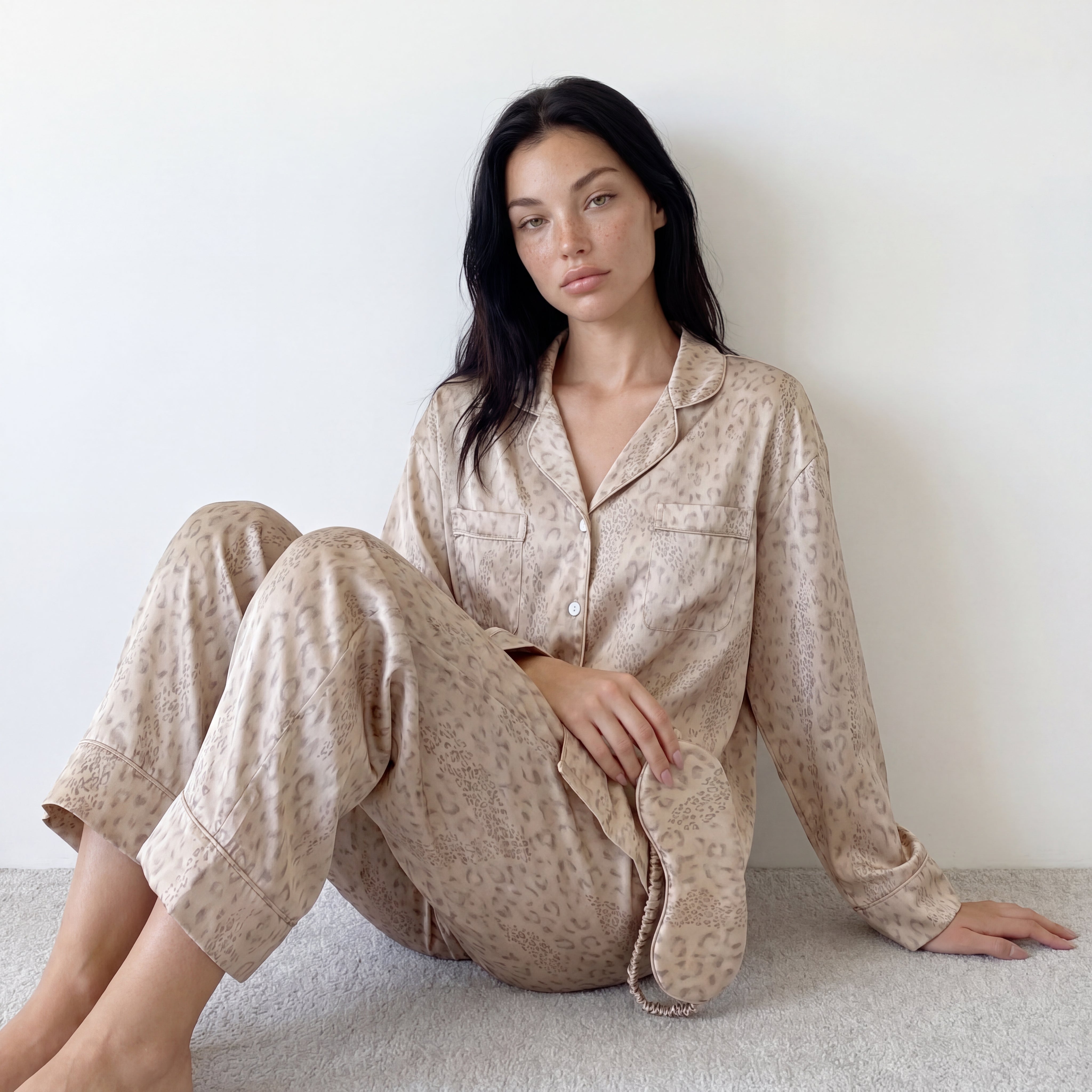 MoMang Pajama Wild Reverie Pajama Set Tencel™ Lyocell Satin