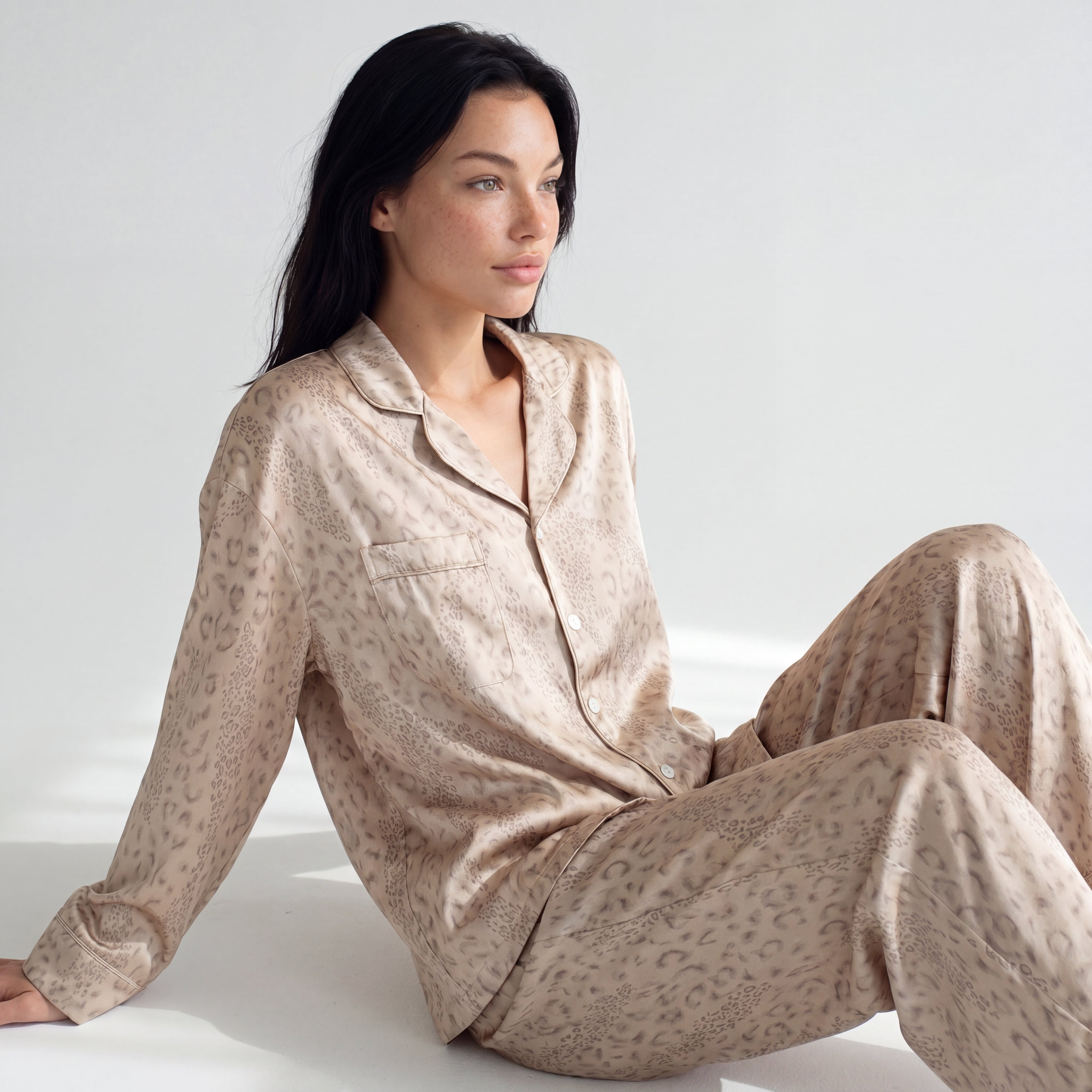 MoMang Pajama Wild Reverie Pajama Set Tencel™ Lyocell Satin