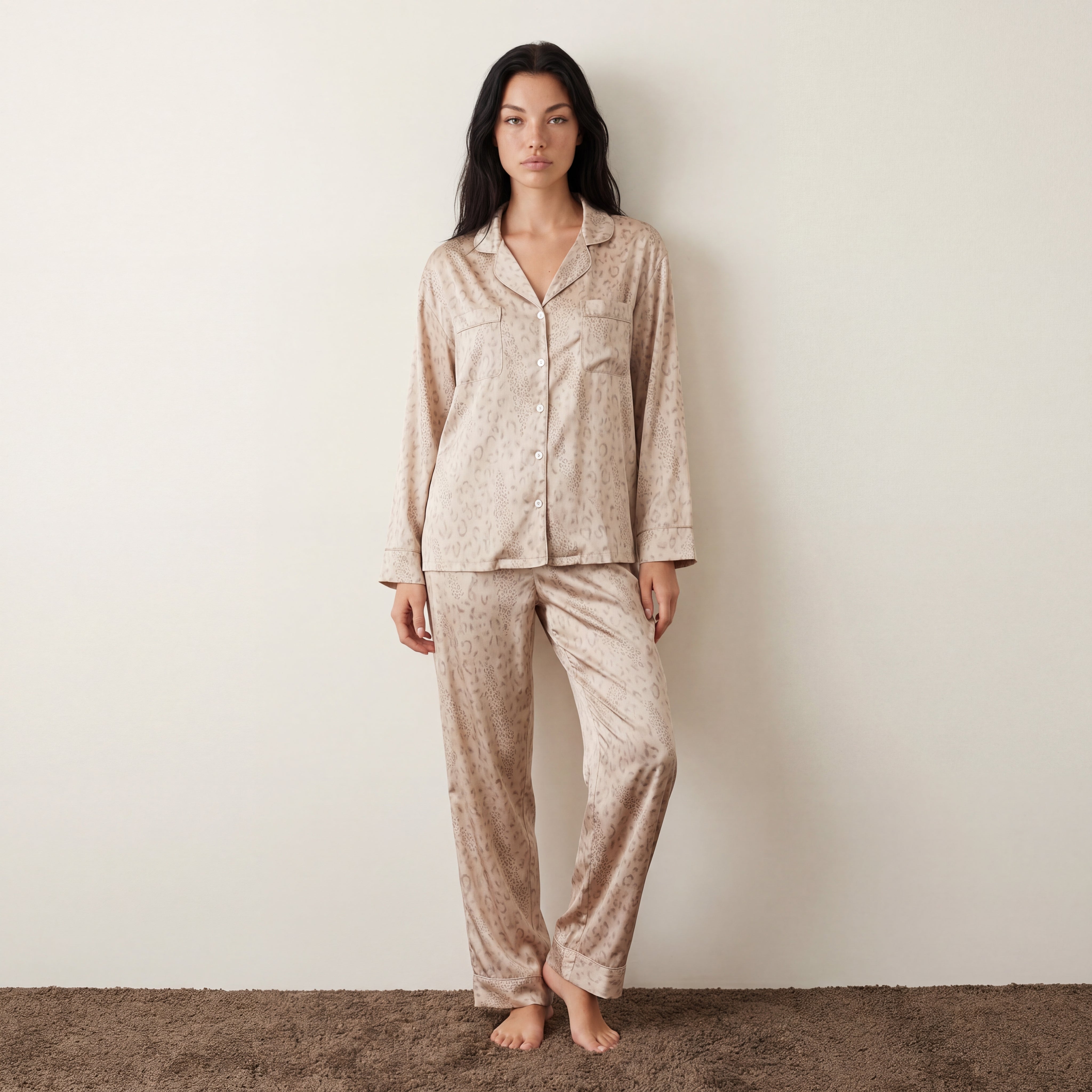 MoMang Pajama Wild Reverie Pajama Set Tencel™ Lyocell Satin