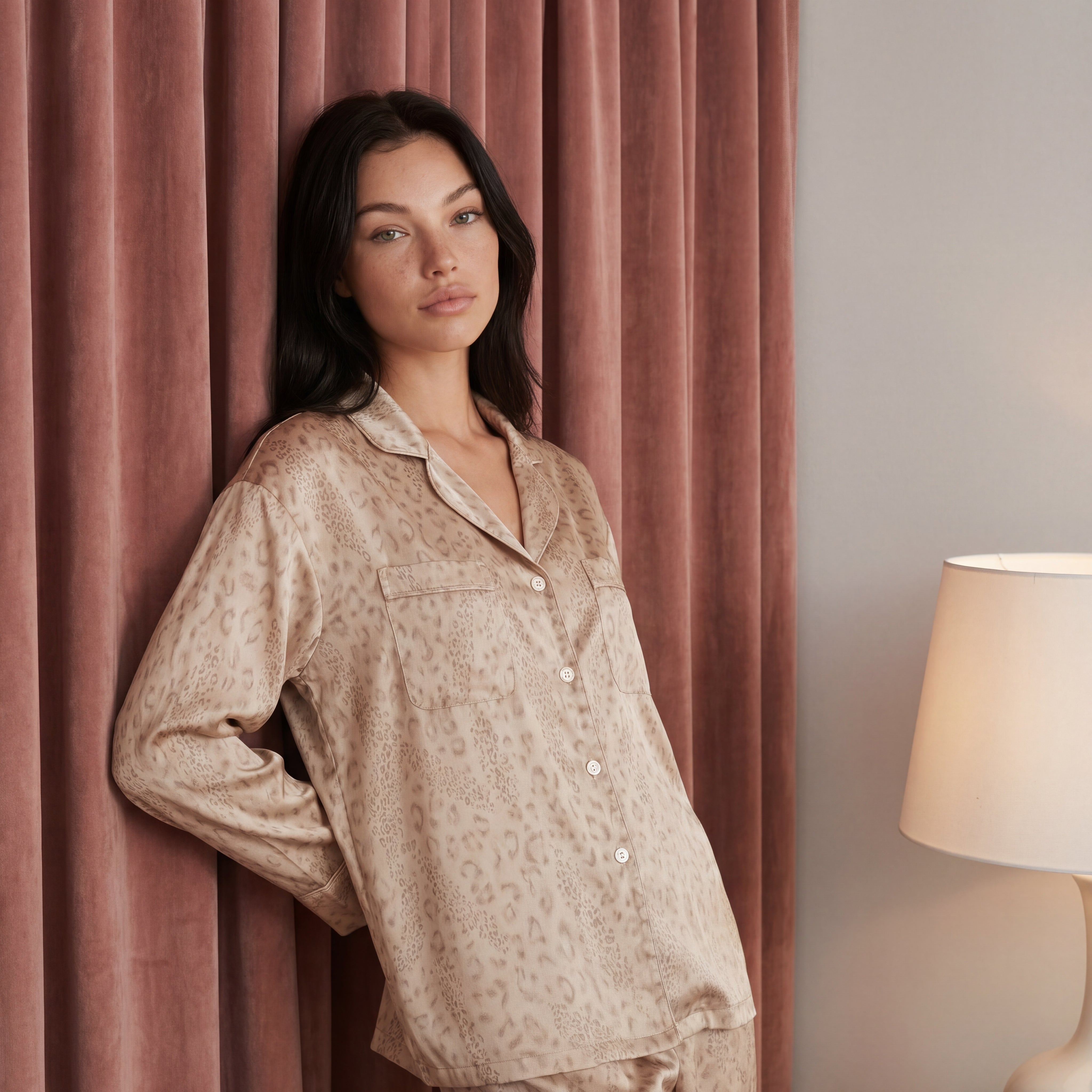 MoMang Pajama Wild Reverie Pajama Set Tencel™ Lyocell Satin