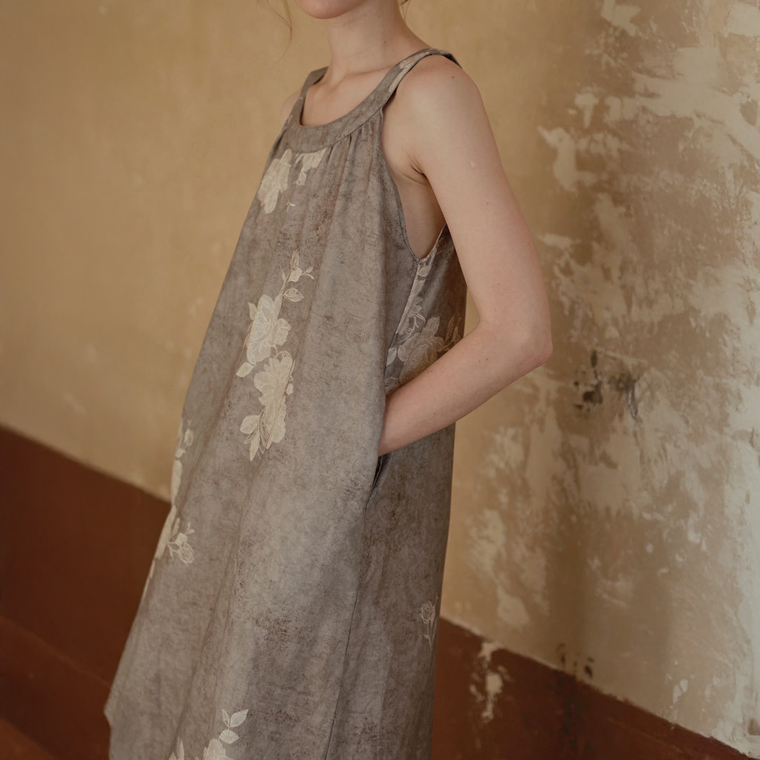 Ashen Bloom Pajama Set