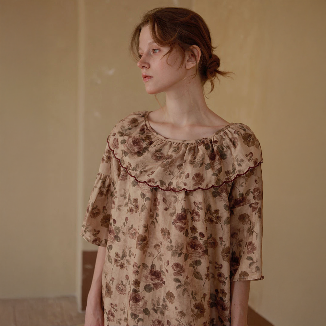 Rosewood Ruffle Sleep Dress