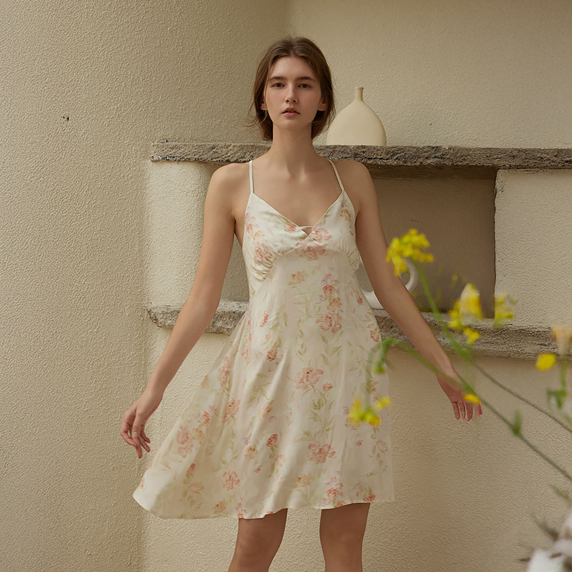 Petal Whisper Pajama Set