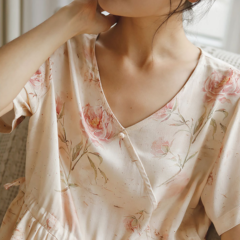 Blossom Veil Sleep Dress