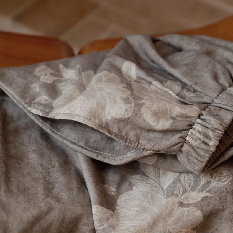 Ashen Bloom Pajama Set