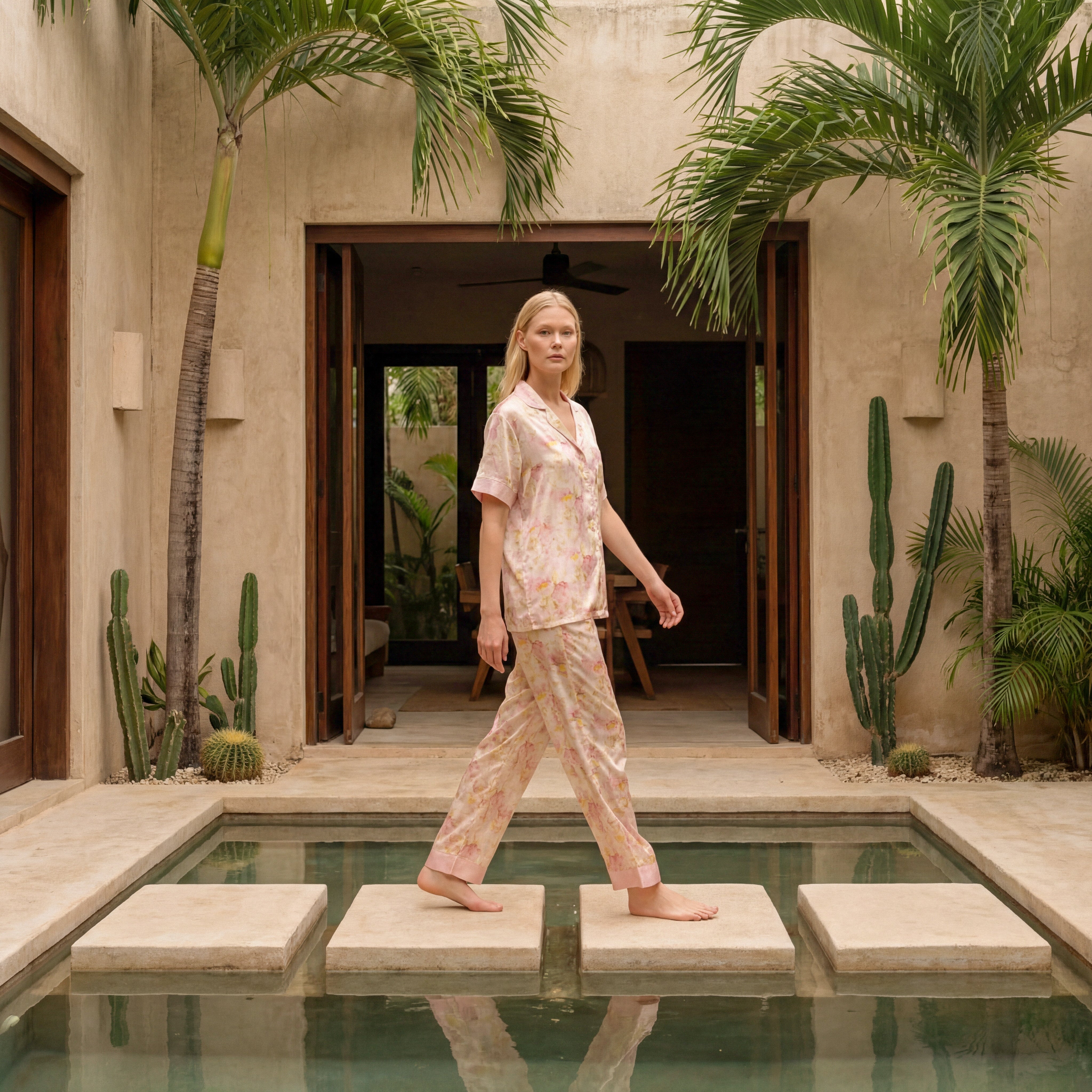 RoseGardenPajamaSet2 - Momang Studio