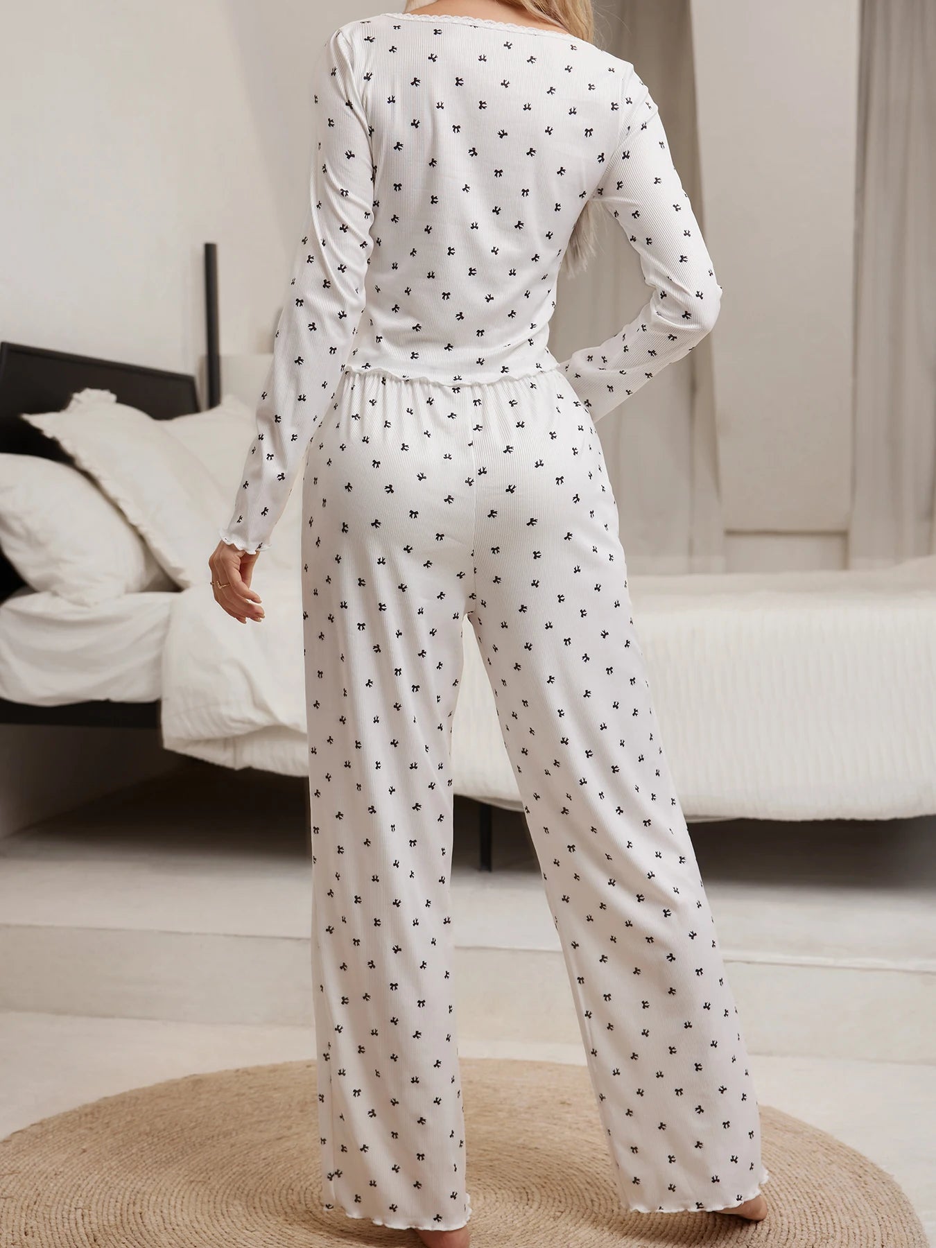 Petite Bow Pajama Set