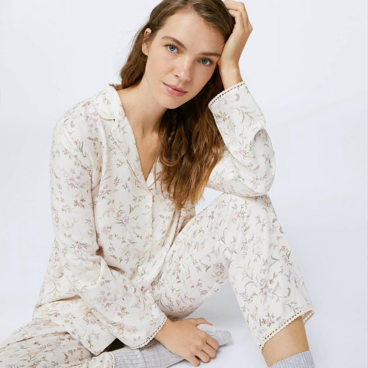 Nocturne Bloom Pajama Set