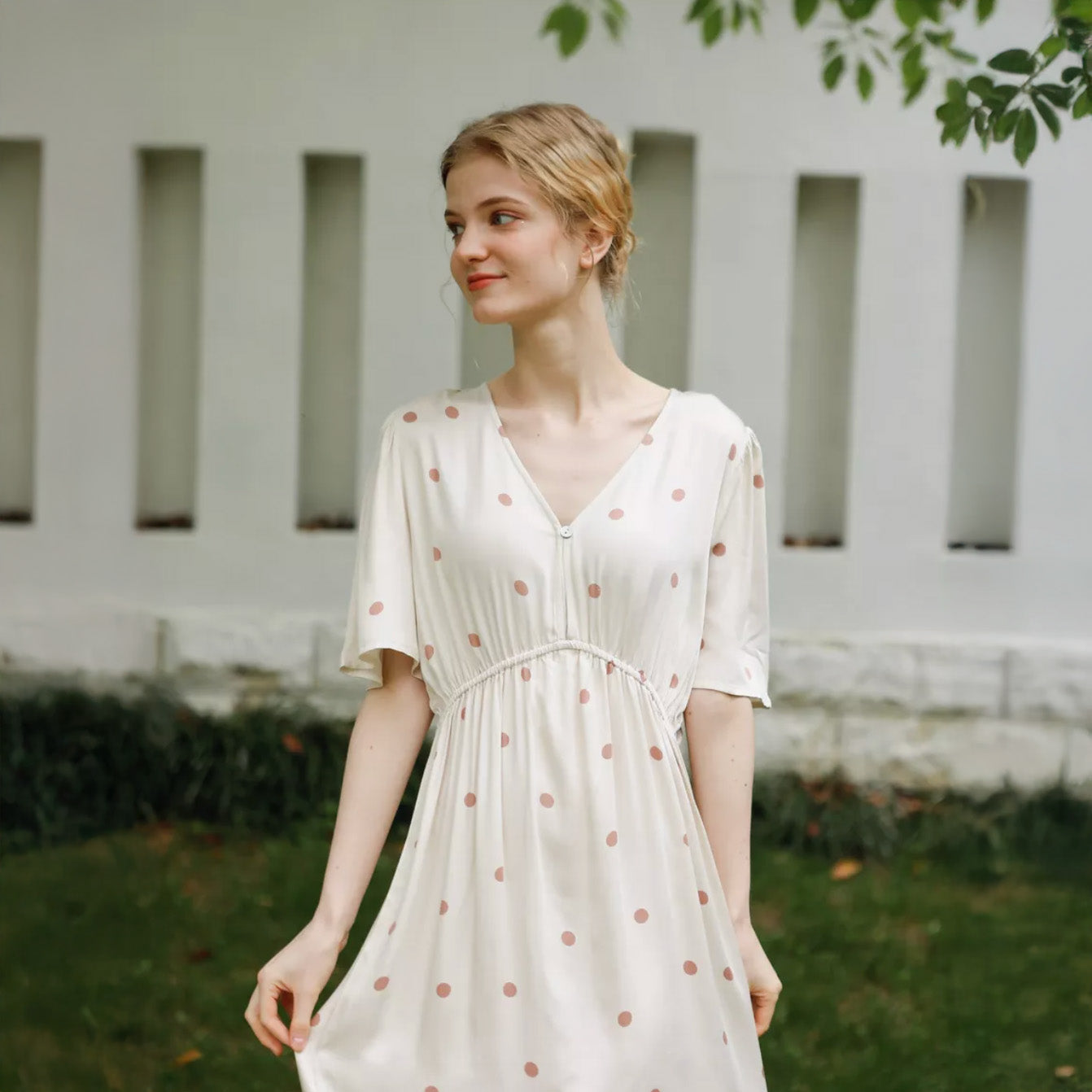 Daisy Dot Sleep Dress