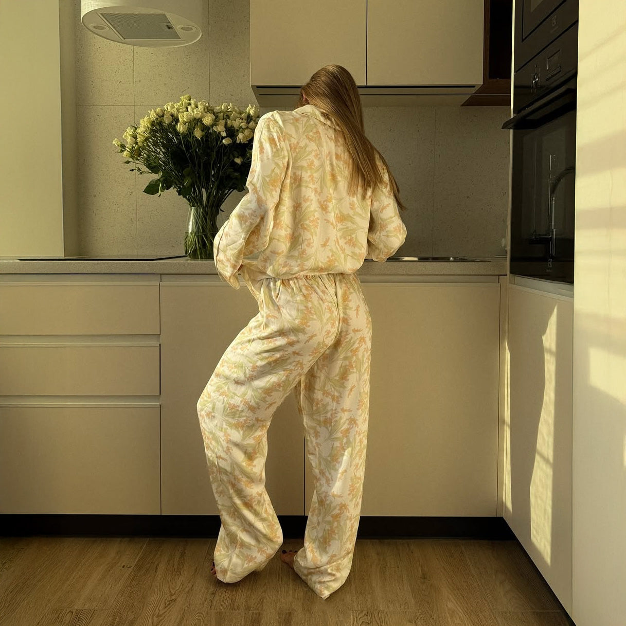 Sunlit Bloom Pajama Set