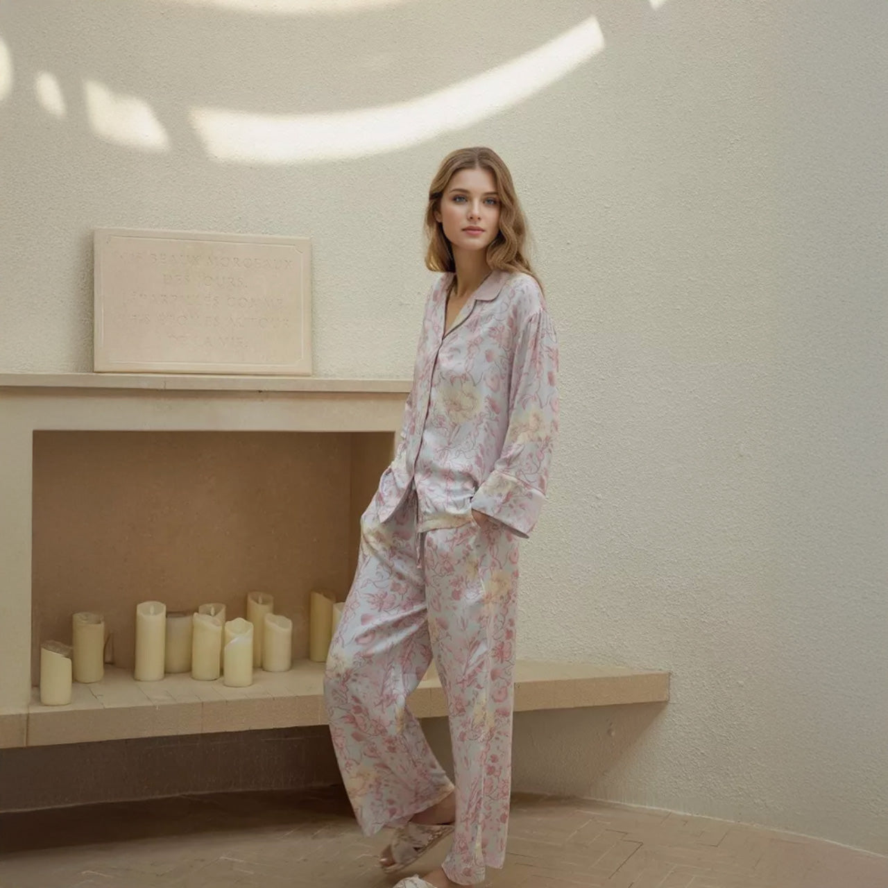 Dewy Petals Pajama Set
