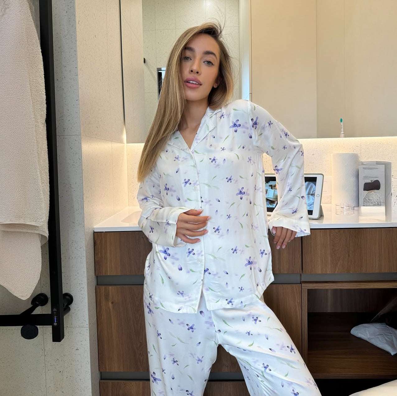 Lilac Whisper Pajama Set