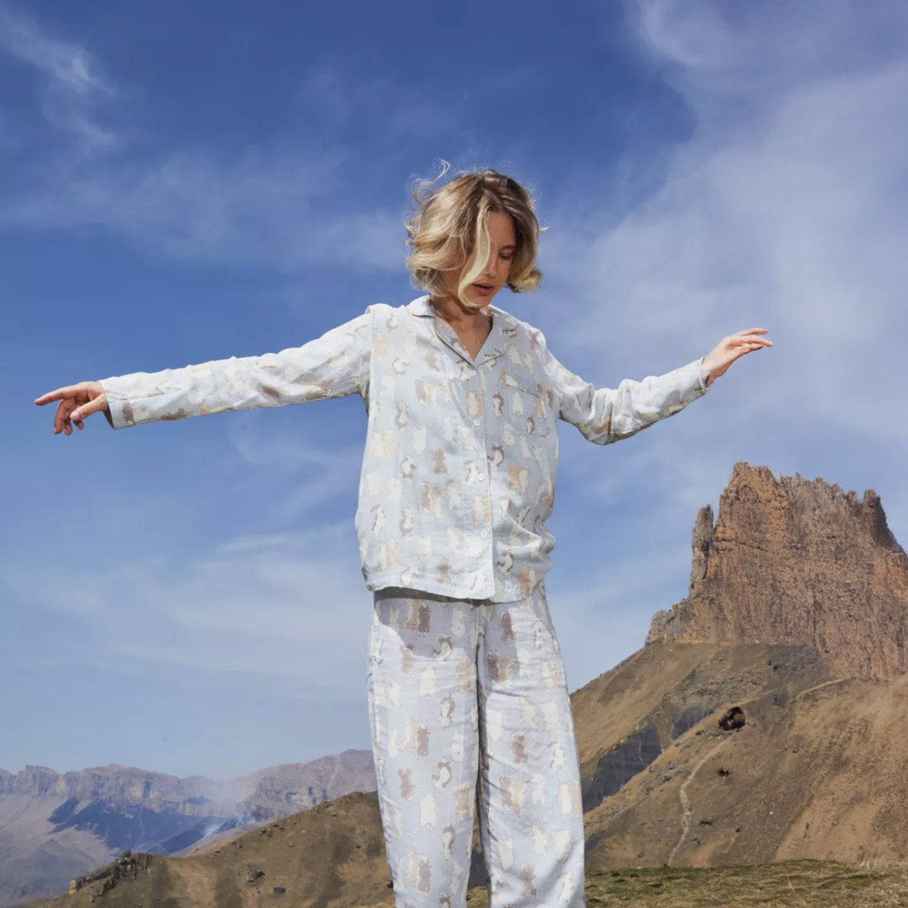 Cozy Field Pajama Set