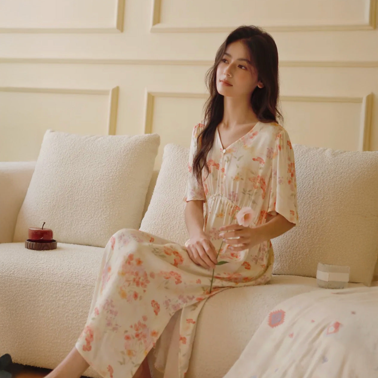 Fleur Soft Lounge Dress
