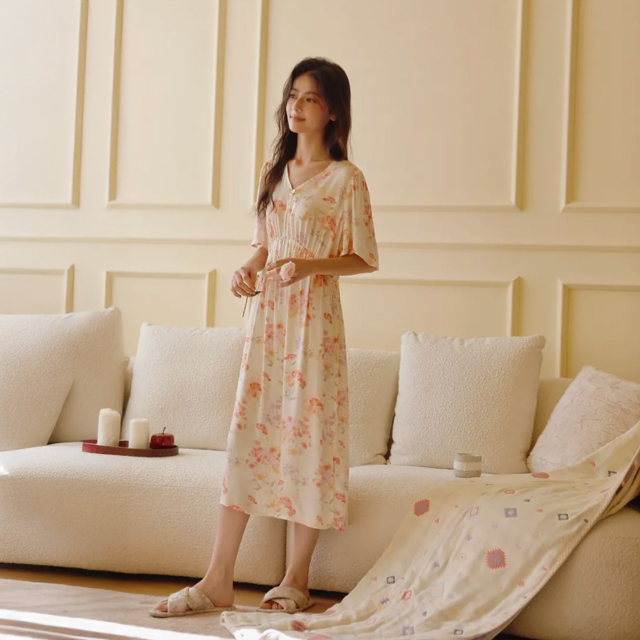 Fleur Soft Lounge Dress