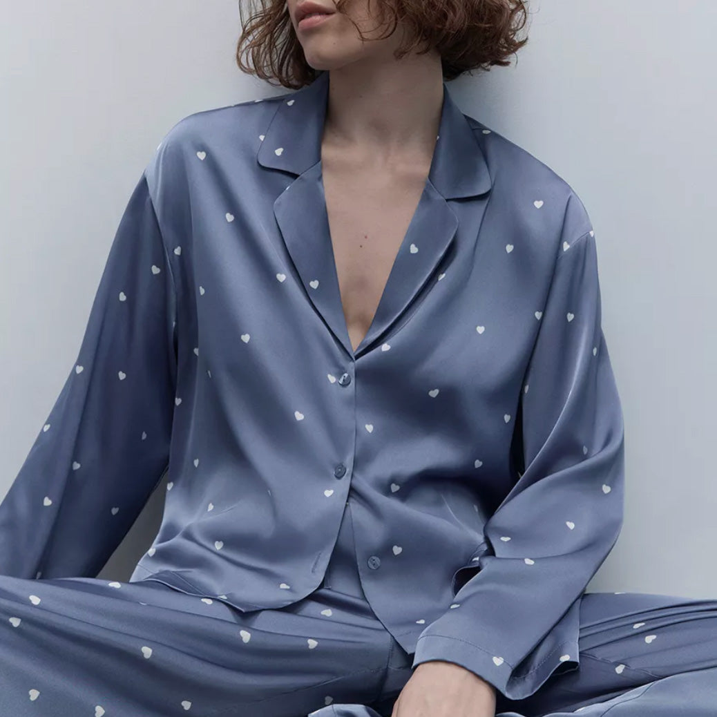 Midnight Heart Pajama Set