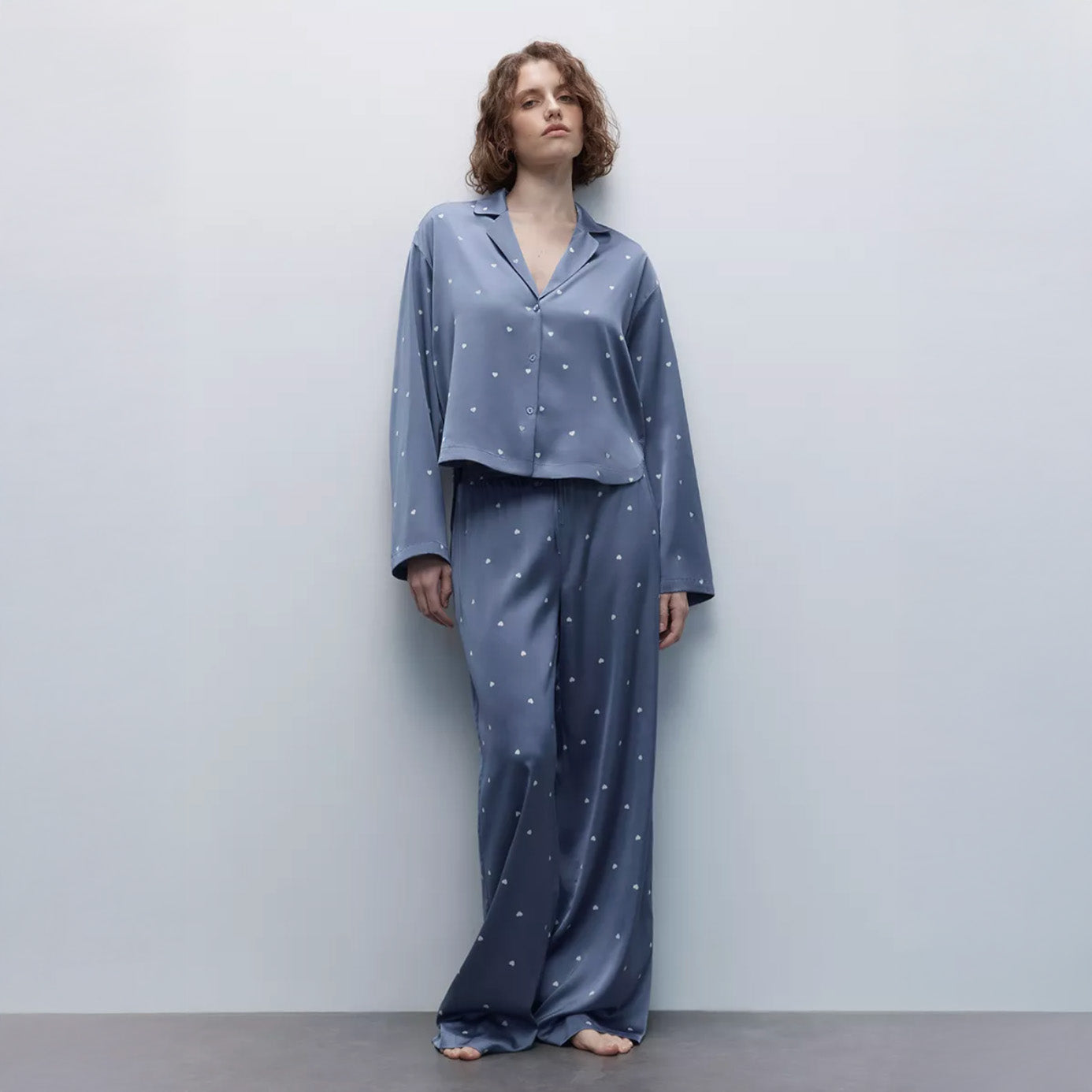 Midnight Heart Pajama Set