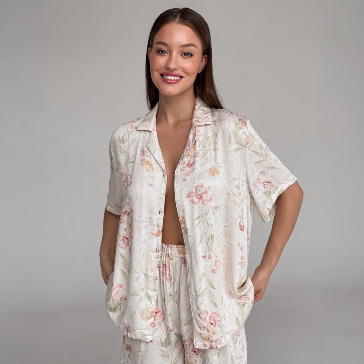 Petal Whisper Pajama Set