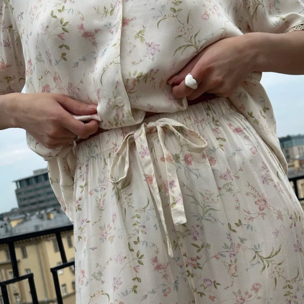 Nocturne Bloom Pajama Set
