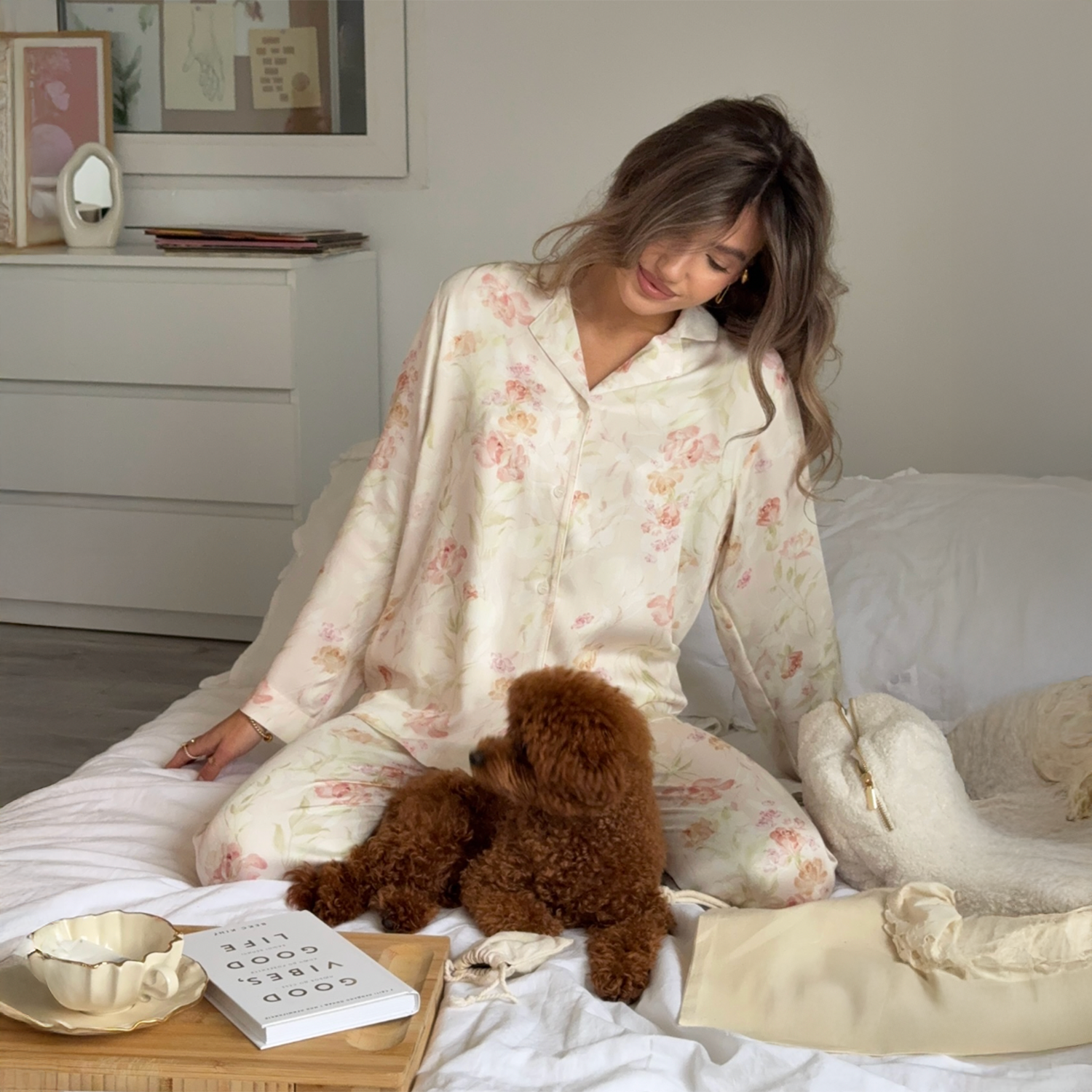 Petal Whisper Pajama Set