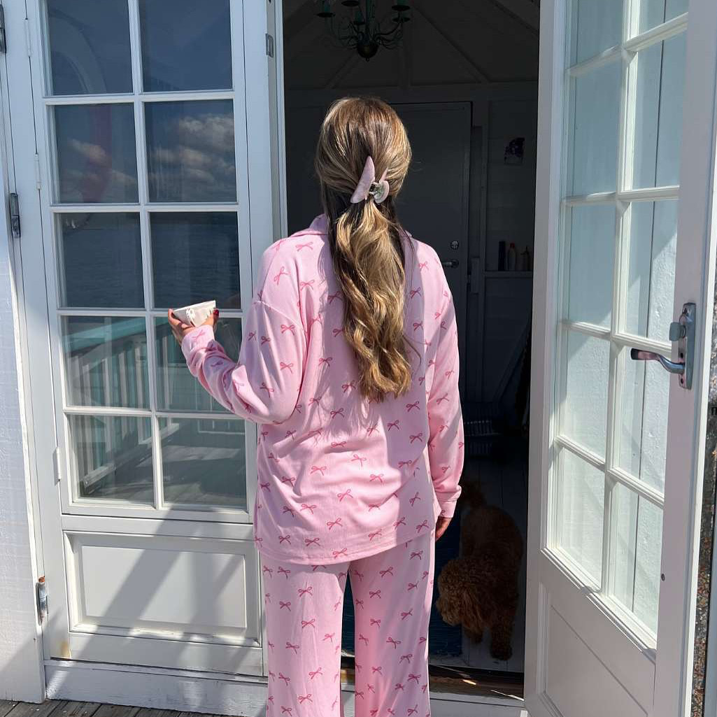 Soft Cotton Bow Pajamas