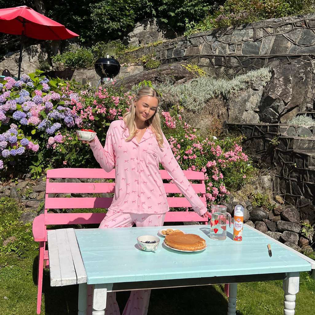 Soft Cotton Bow Pajamas