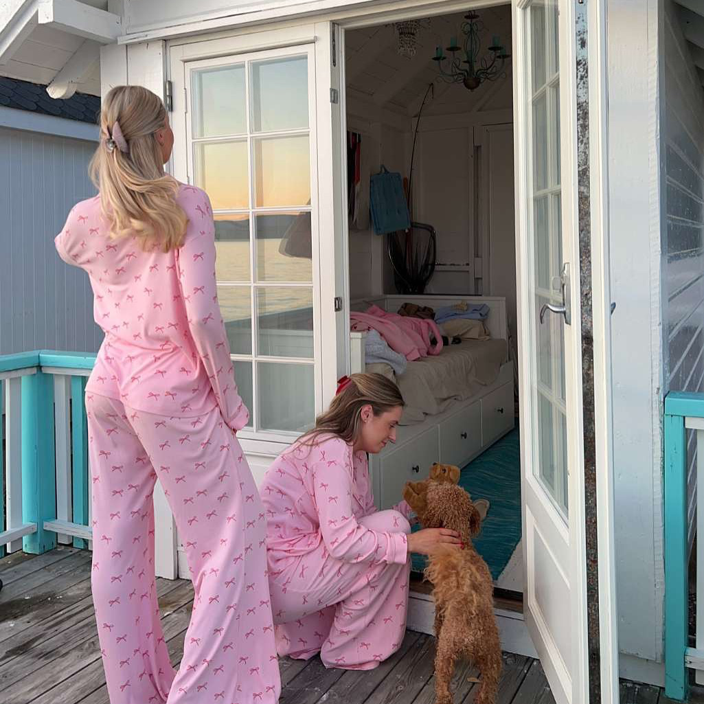 Soft Cotton Bow Pajamas