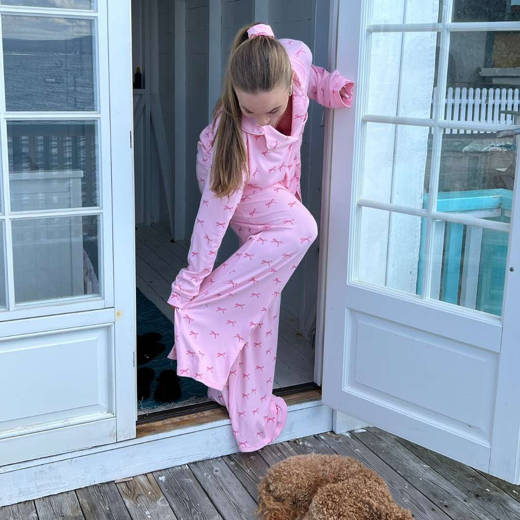 Soft Cotton Bow Pajamas