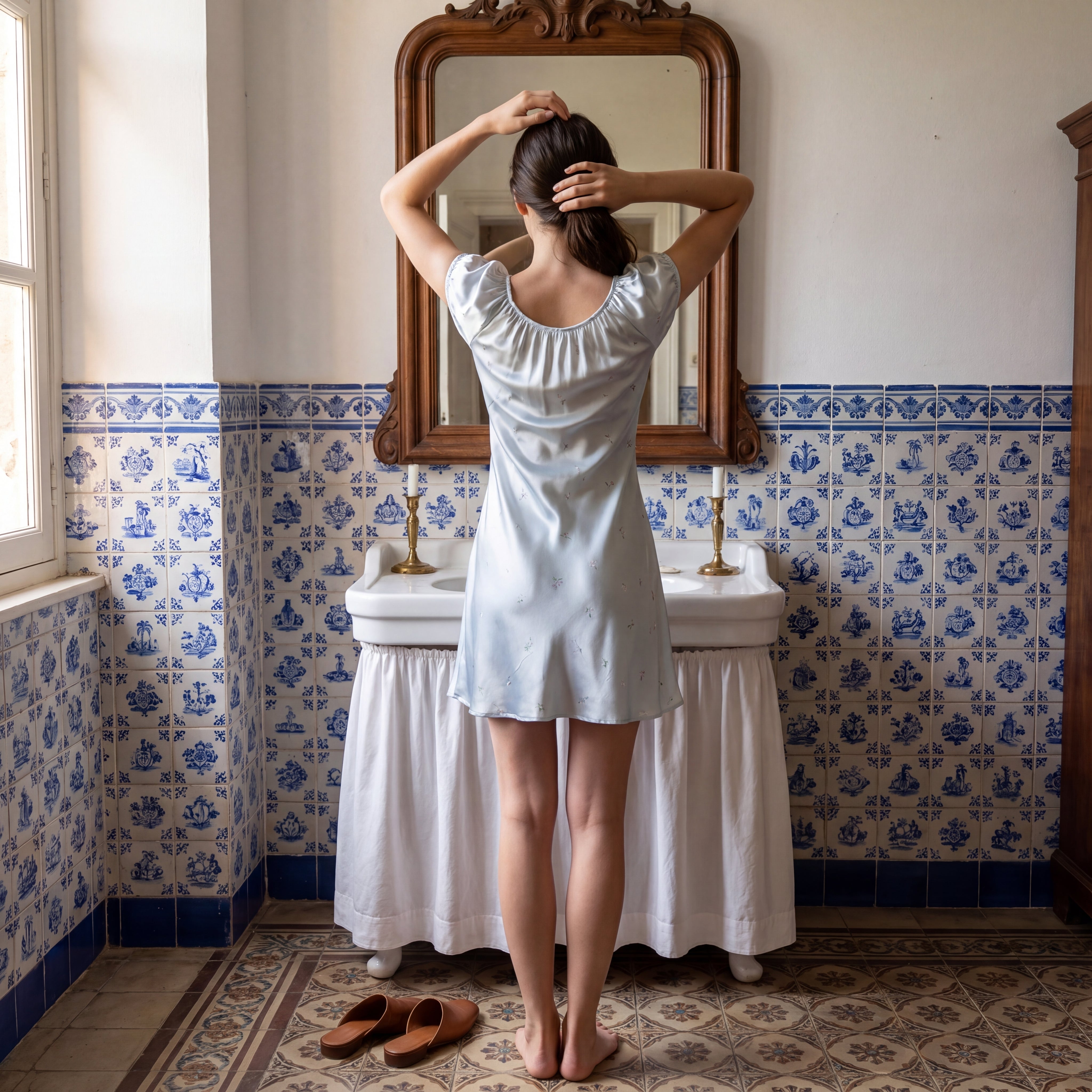 MoMang Pajama Dew Bloom Nightdress Tencel™ Modal
