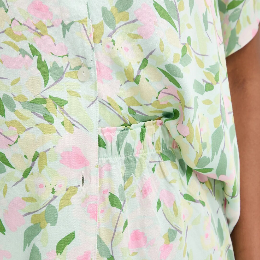 Blush Leaf Pajama Set