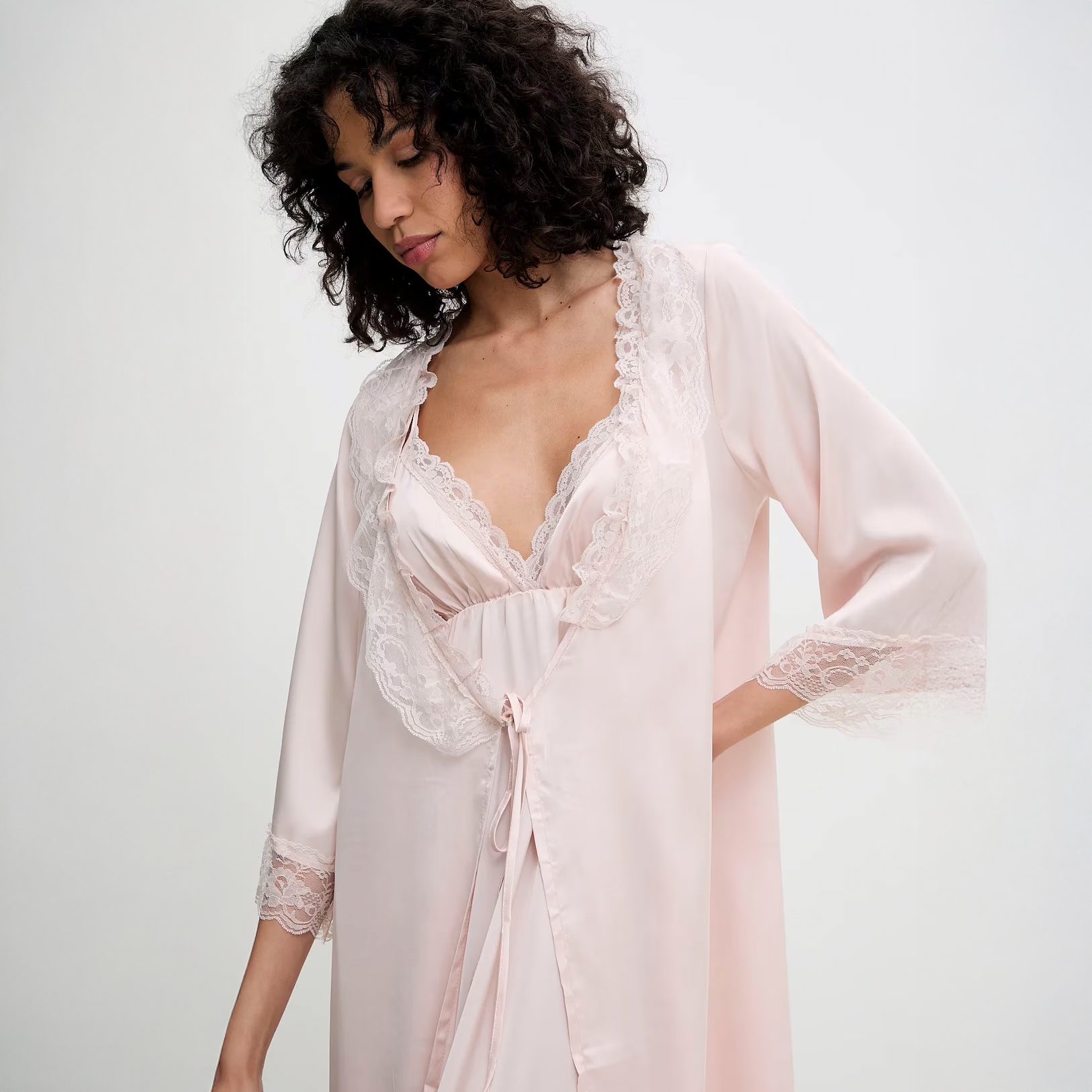 Moonlit Blush Nightgown Set