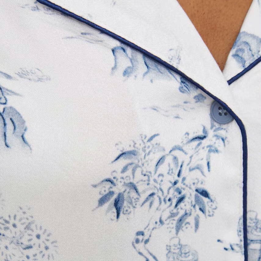 Blue Willow Pajama Set