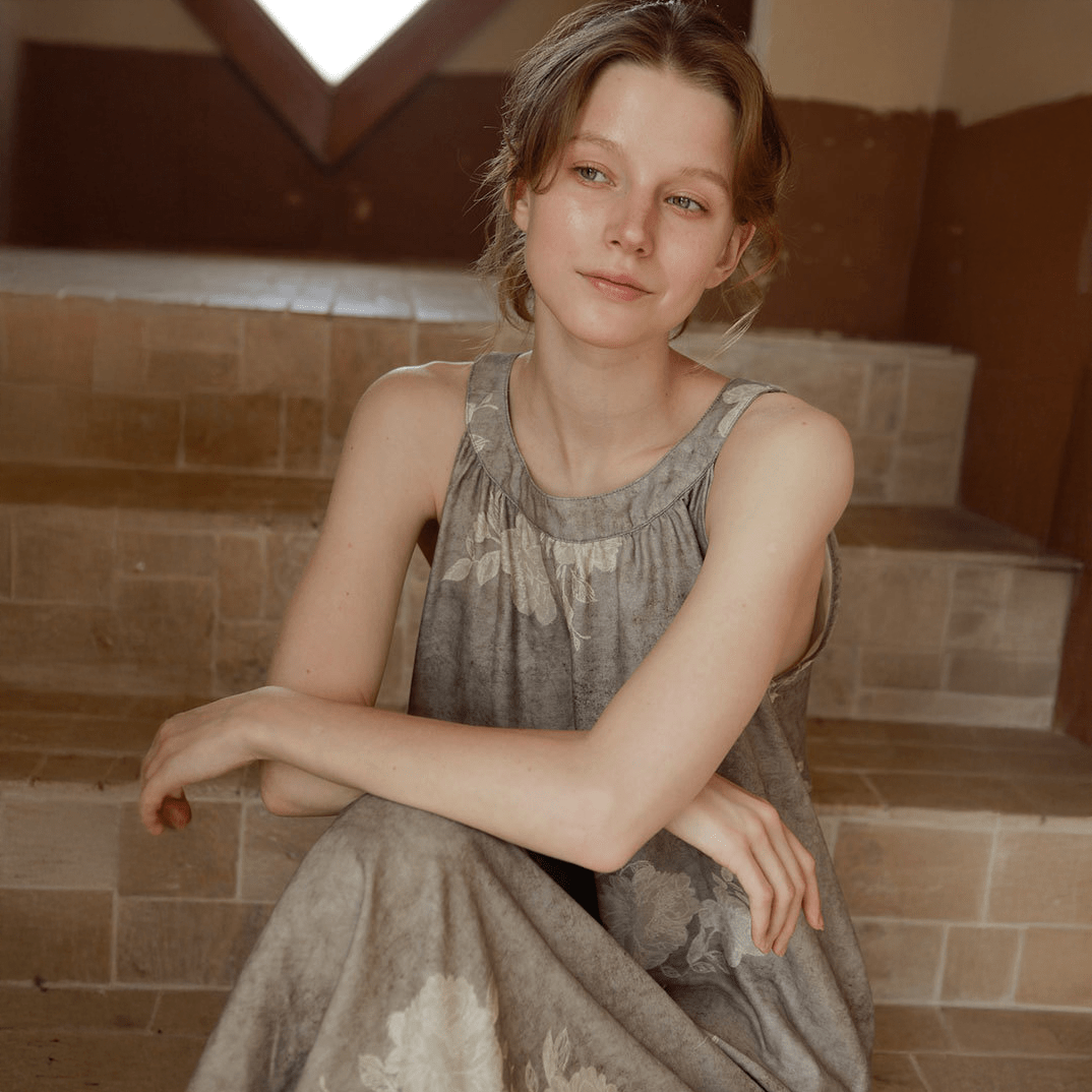 Ashen Bloom Pajama Set - Momang Studio