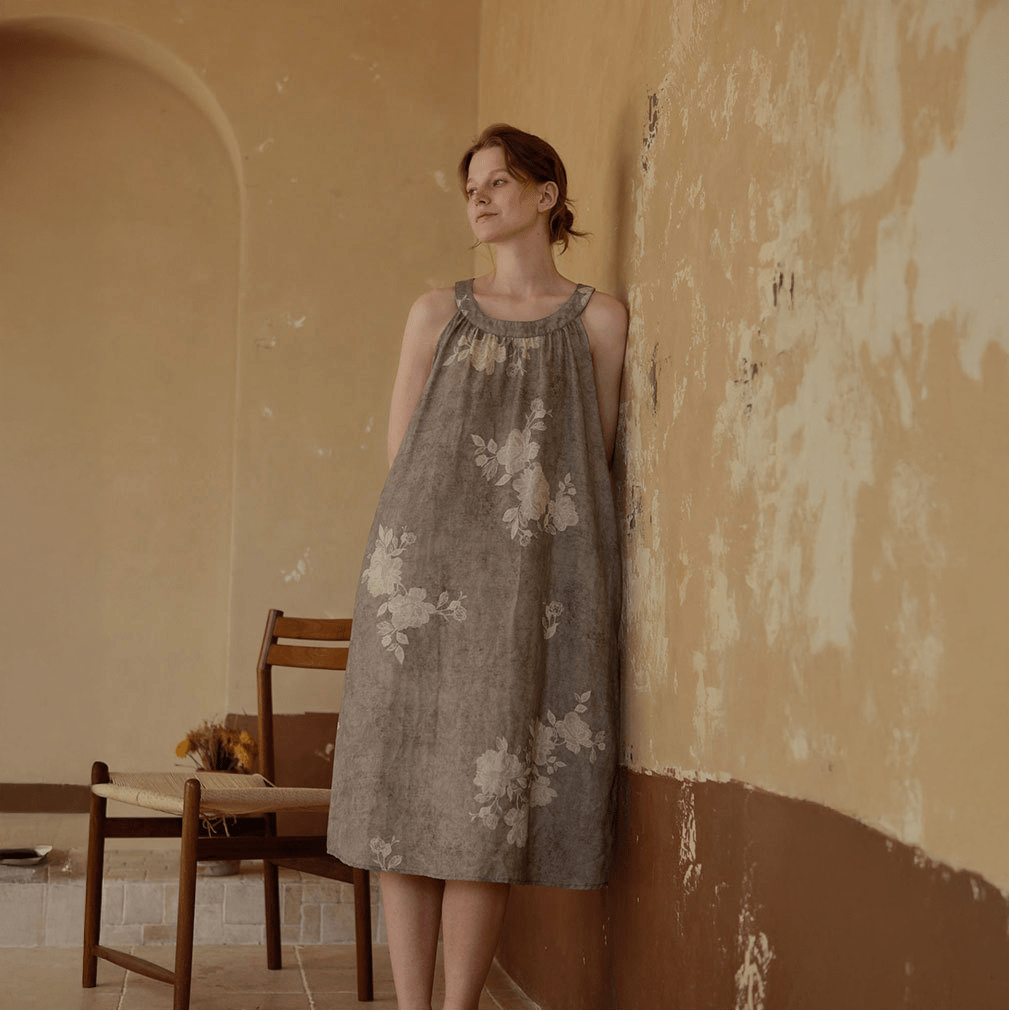 Ashen Bloom Pajama Set - Momang Studio