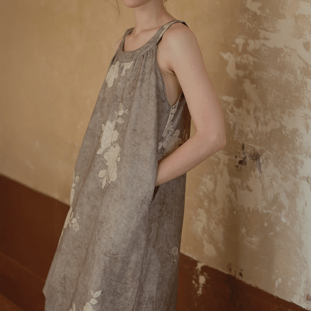 Ashen Bloom Pajama Set - Momang Studio