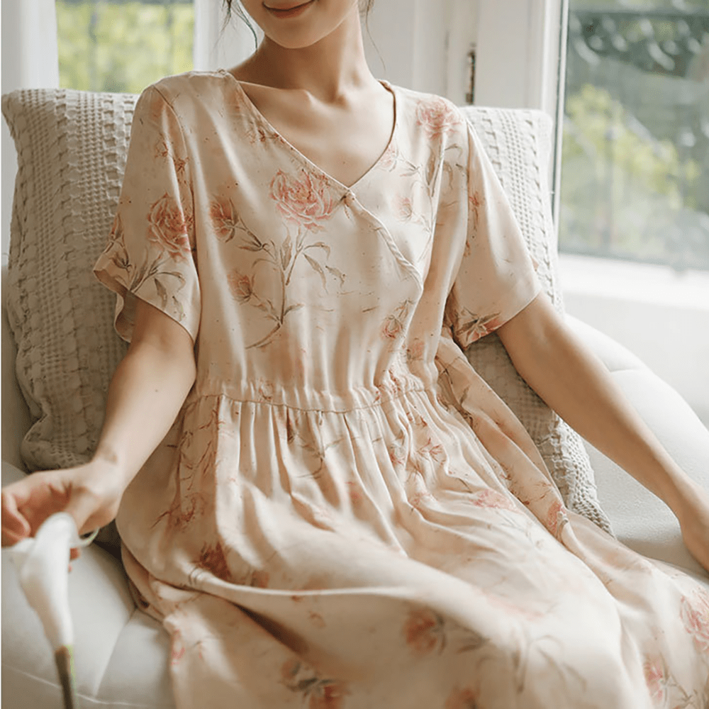 Blossom Veil Sleep Dress - Momang Studio