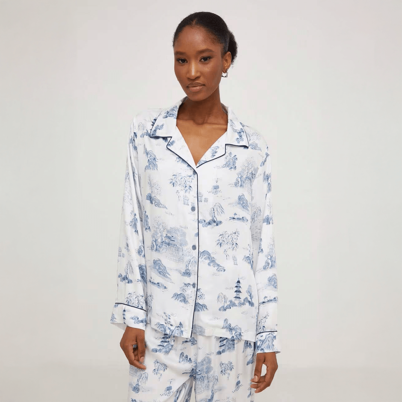 Blue Willow Pajama Set - Momang Studio