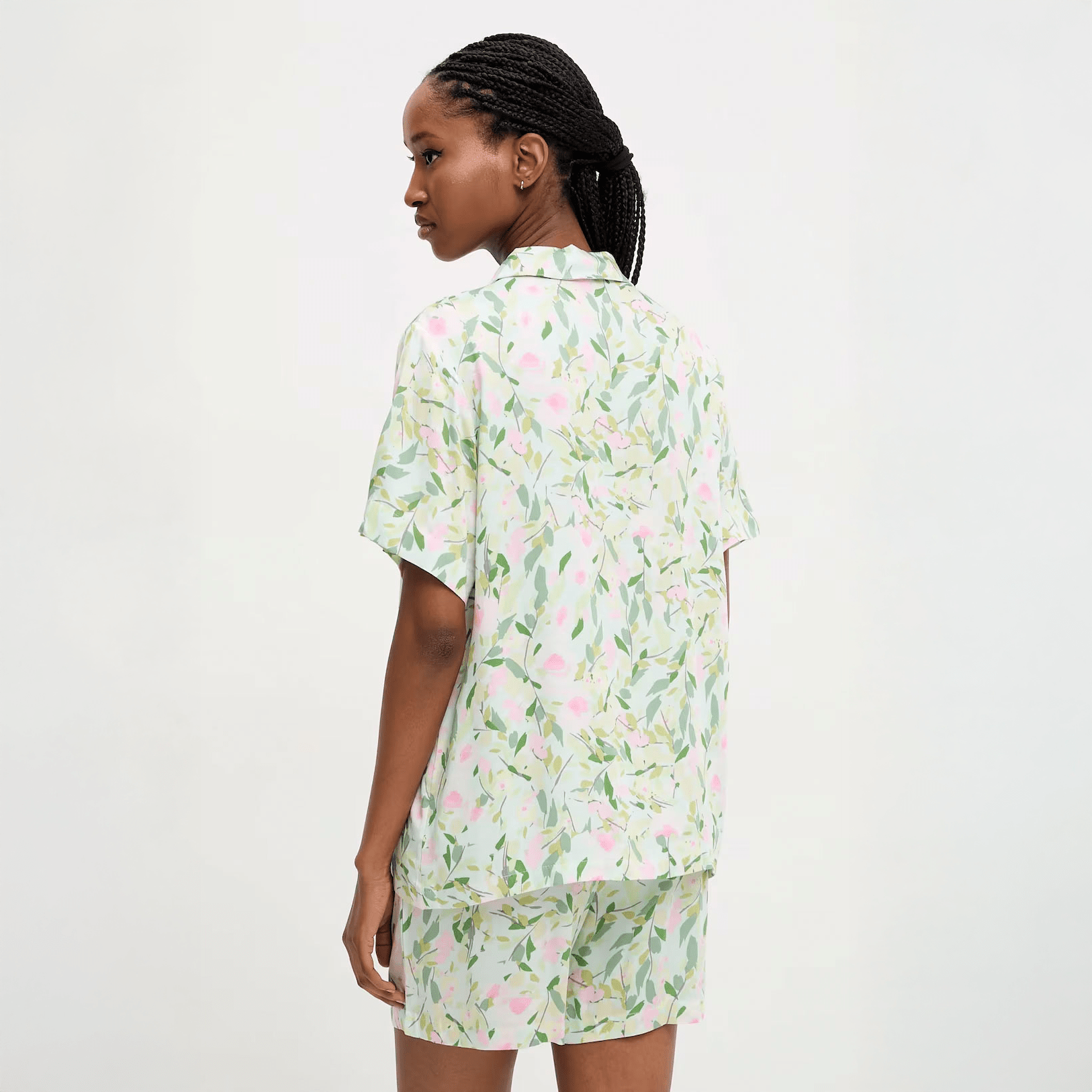 Blush Leaf Pajama Set - Momang Studio